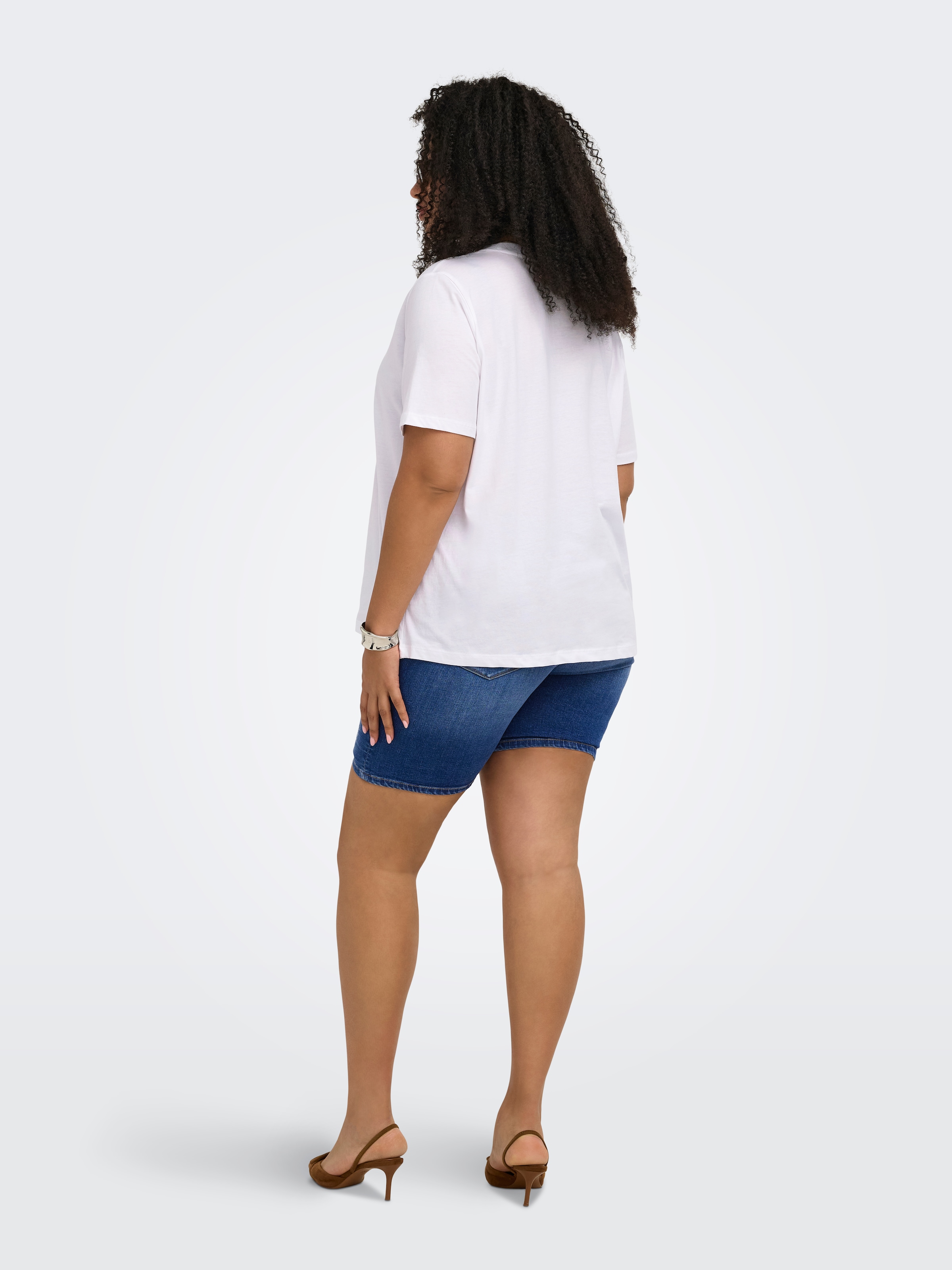 ONLY CARMAKOMA Rundhalsshirt »CARALBERTE LIFE S/S BOXY TEE JRS«
