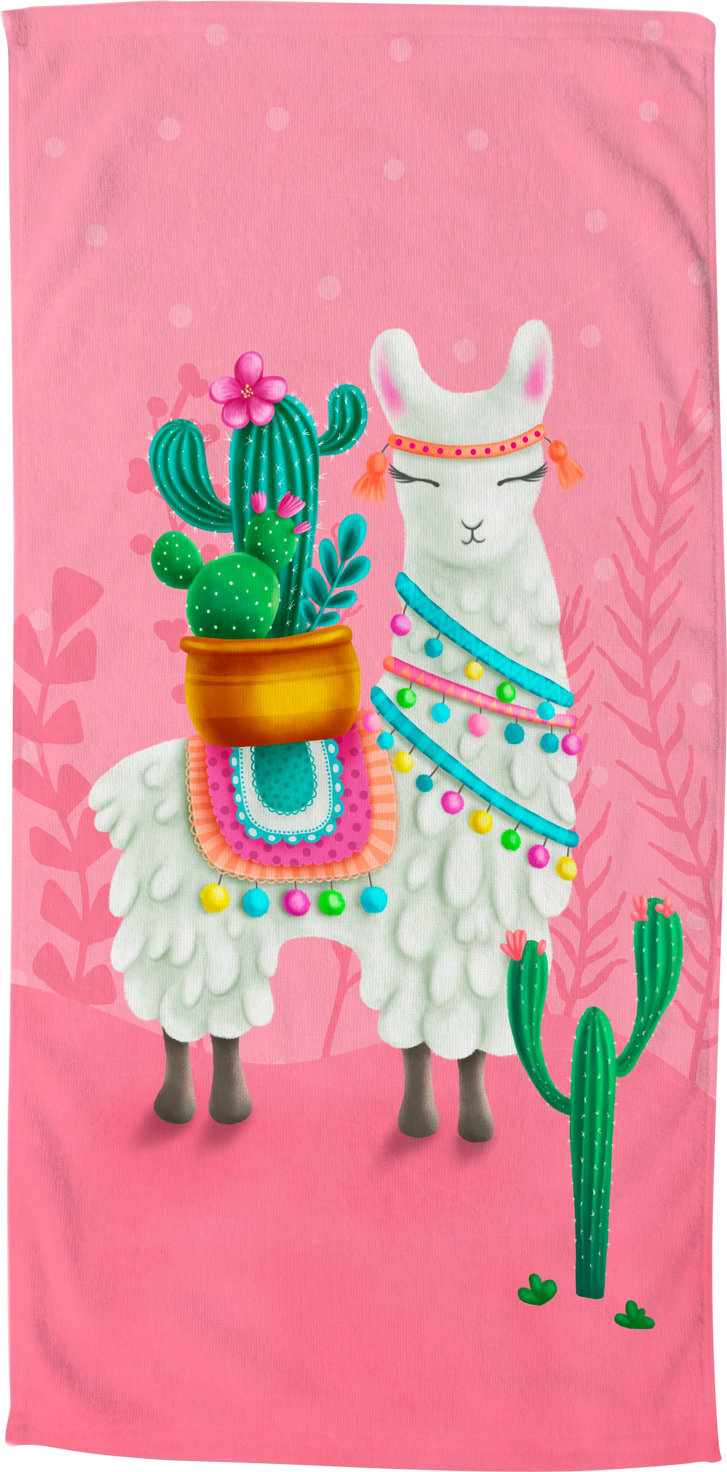 Image of good morning Strandtuch »Lalama«, (1 St.), Motiv Lama, trocknet schnell bei Ackermann Versand Schweiz