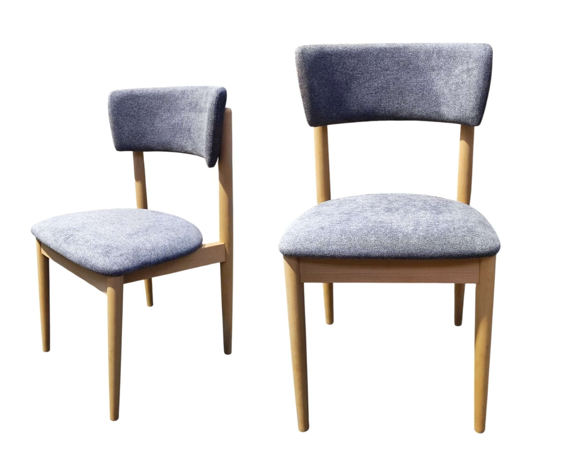 GOODproduct Polsterstuhl »Jan Esszimmerstuhl, Küchenstuhl, 4-Fussstuhl« () 2 Stk.Chenille, Massivholzbeine, Retro