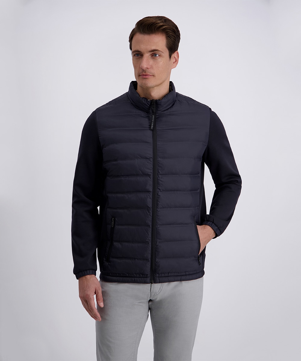 Image of Pierre Cardin Steppjacke ohne Kapuze Stepp- Jersey- Mix