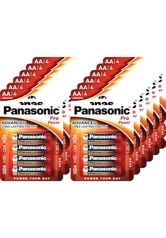 Panasonic Batterie »Alkaline, Mignon, AA, LR06, 1.5V, Pro Power, Retail Blister... kaufen
