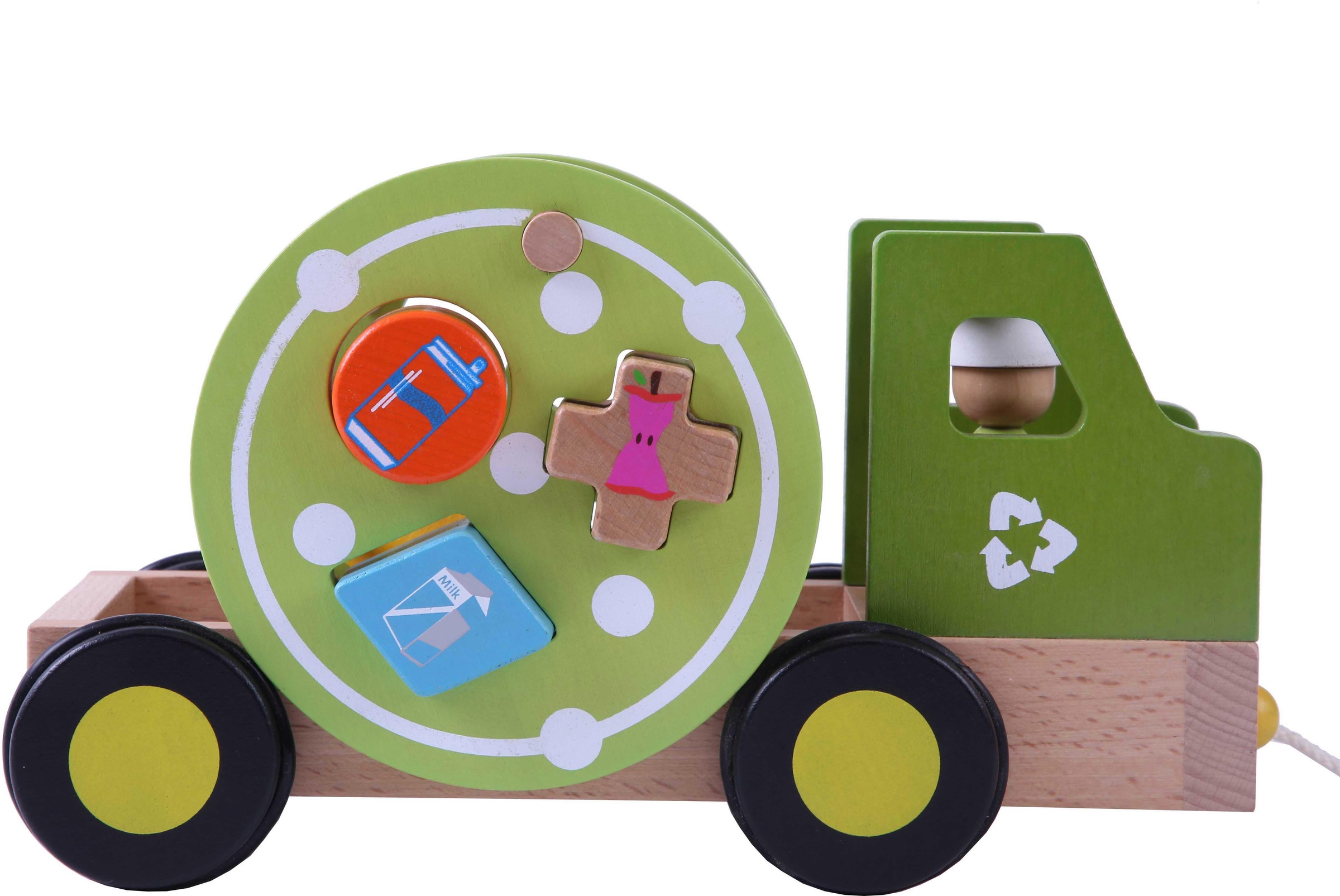 Image of EverEarth® Nachziehfahrzeug »Nachzieh-Recycling Truck«, FSC®- schützt Wald - weltweit bei Ackermann Versand Schweiz