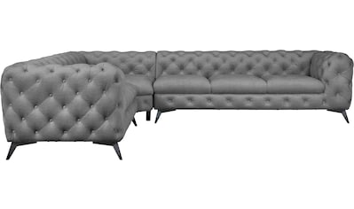 Chesterfield-Sofa »Glynis L-Form«