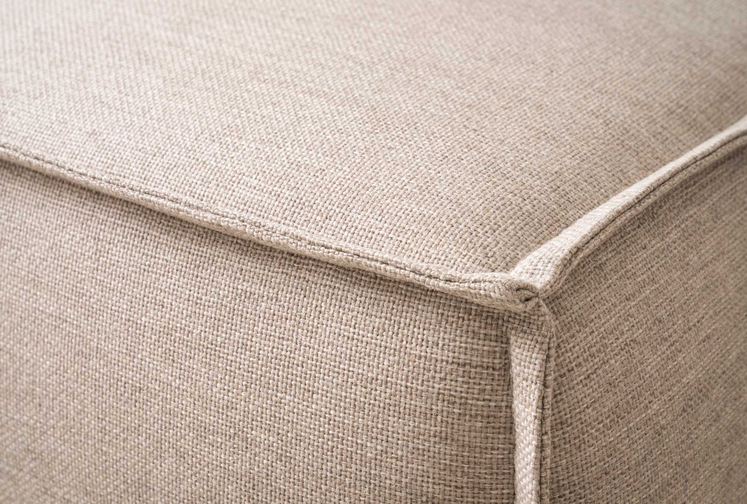 Home affaire Canapé d'angle »TVINNU, L-Form, 275cm, in Cord und Leinenoptik« wahlweise Recamiere rechts/links, schwarze Füsse, bequemer Sitzkomfort