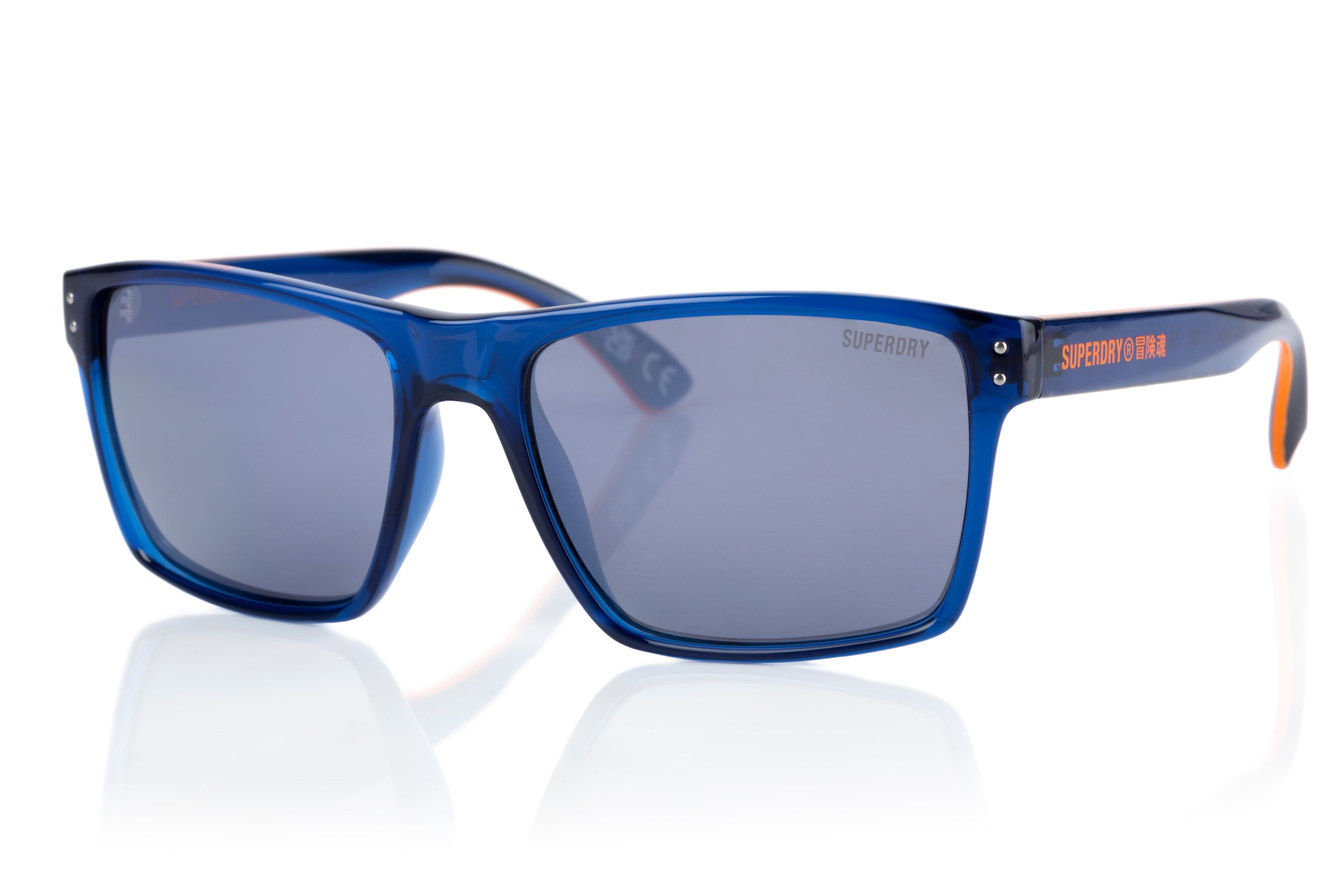 Image of Superdry Sonnenbrille "Modell 996054" Form Karree/Eckig, Logoschriftzug auf Bügel, Injectionfassung