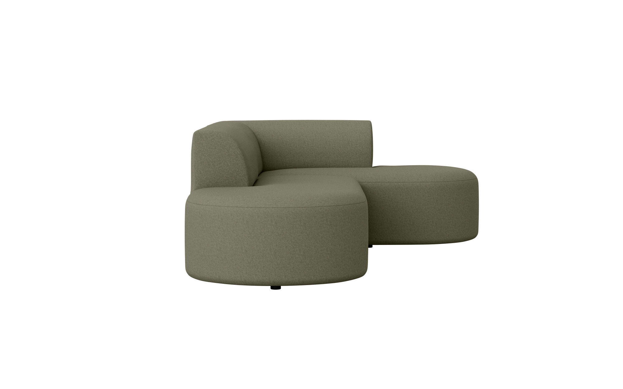 andas Ecksofa »Ecksofa Tvinne mit Ottomane links oder rechts bestellbar« L-Form, mit Wellenunterfederung, BxTxH 260x170x73 cm