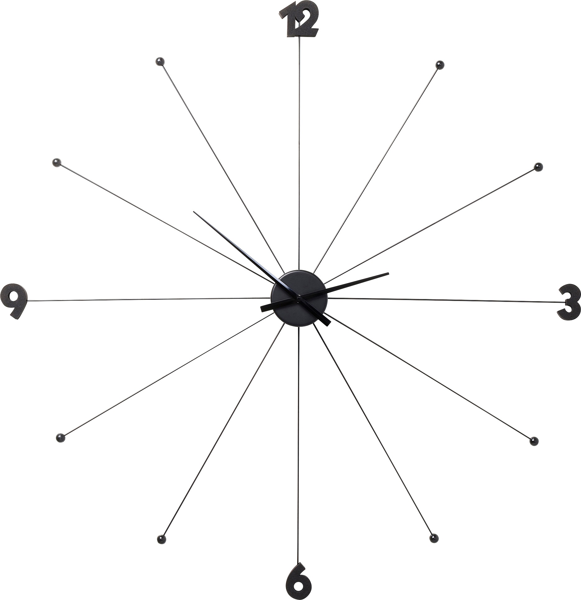 Image of Kare Design Wanduhr "Wanduhr Like Umbrella Black"
