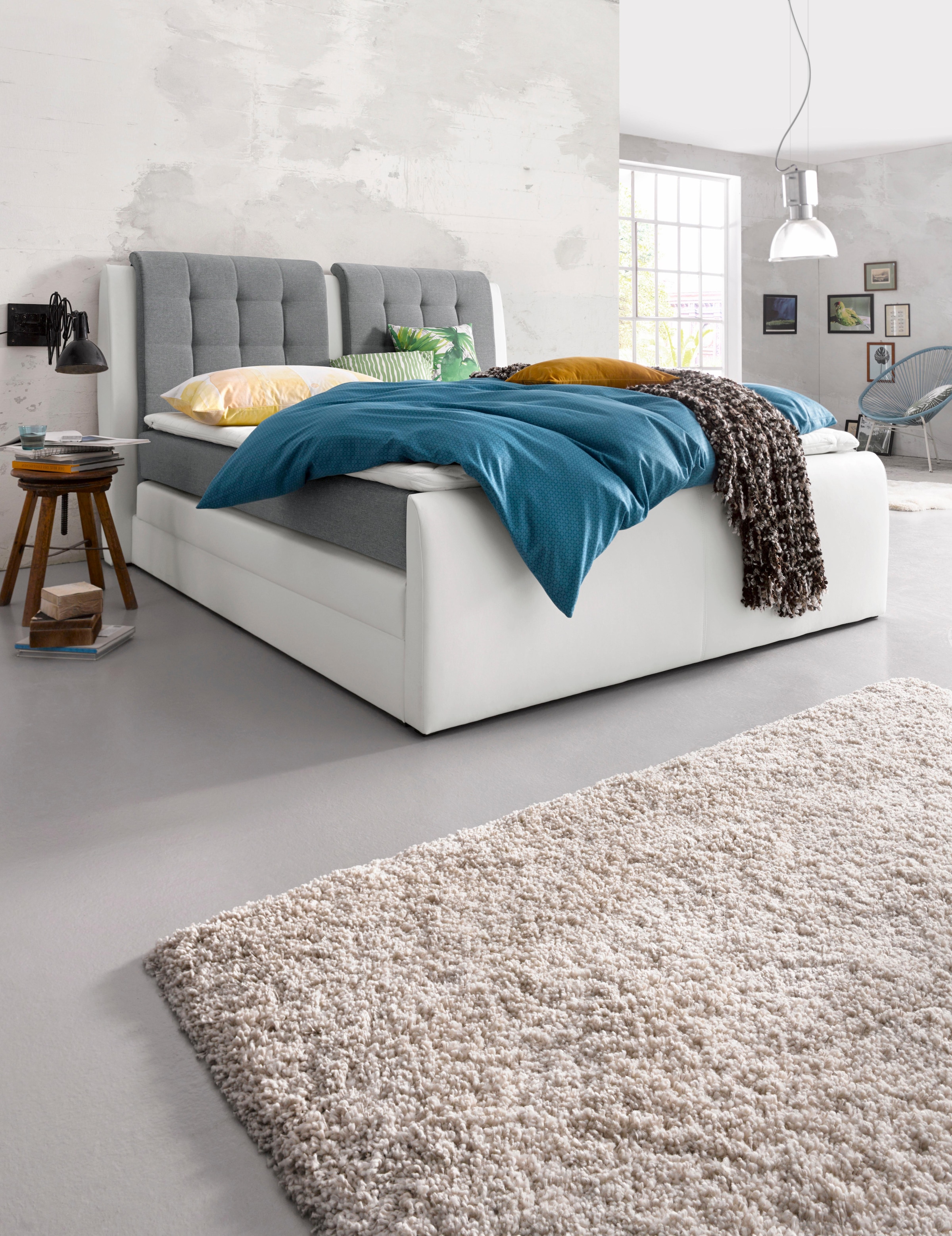 COLLECTION AB Boxspringbett »Rubene«, inkl. Bettkasten und Topper
