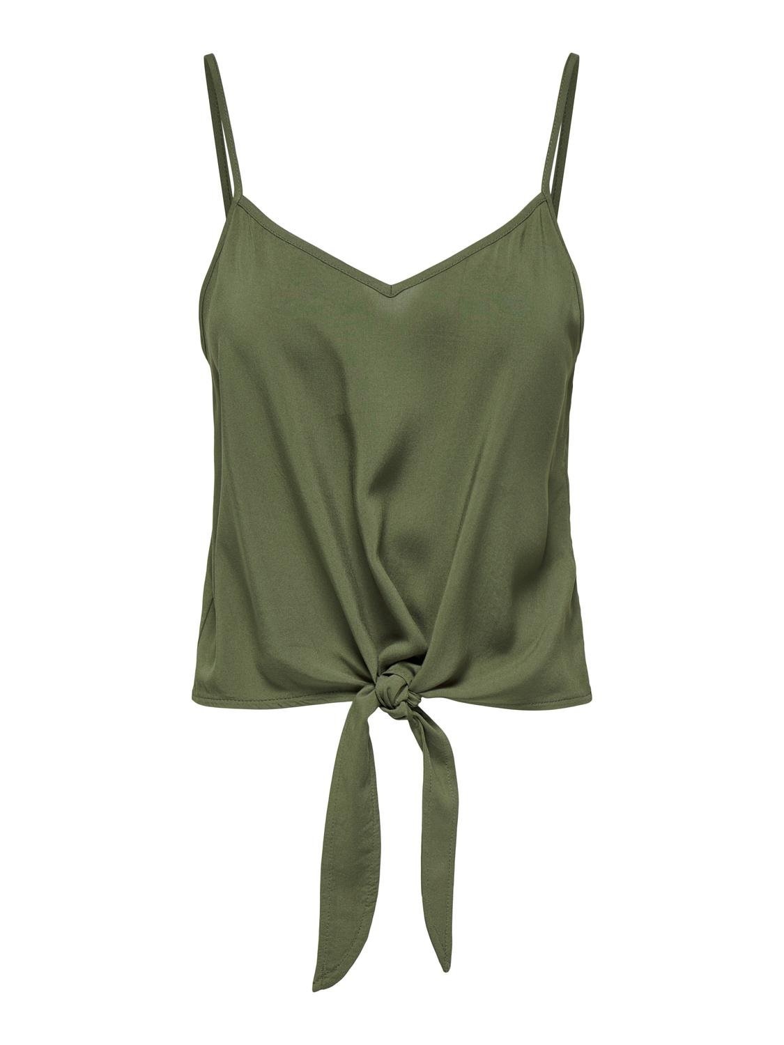 ONLY Spaghettitop »ONLNOVA LIFE VIS KNOT SINGLET SOLID«