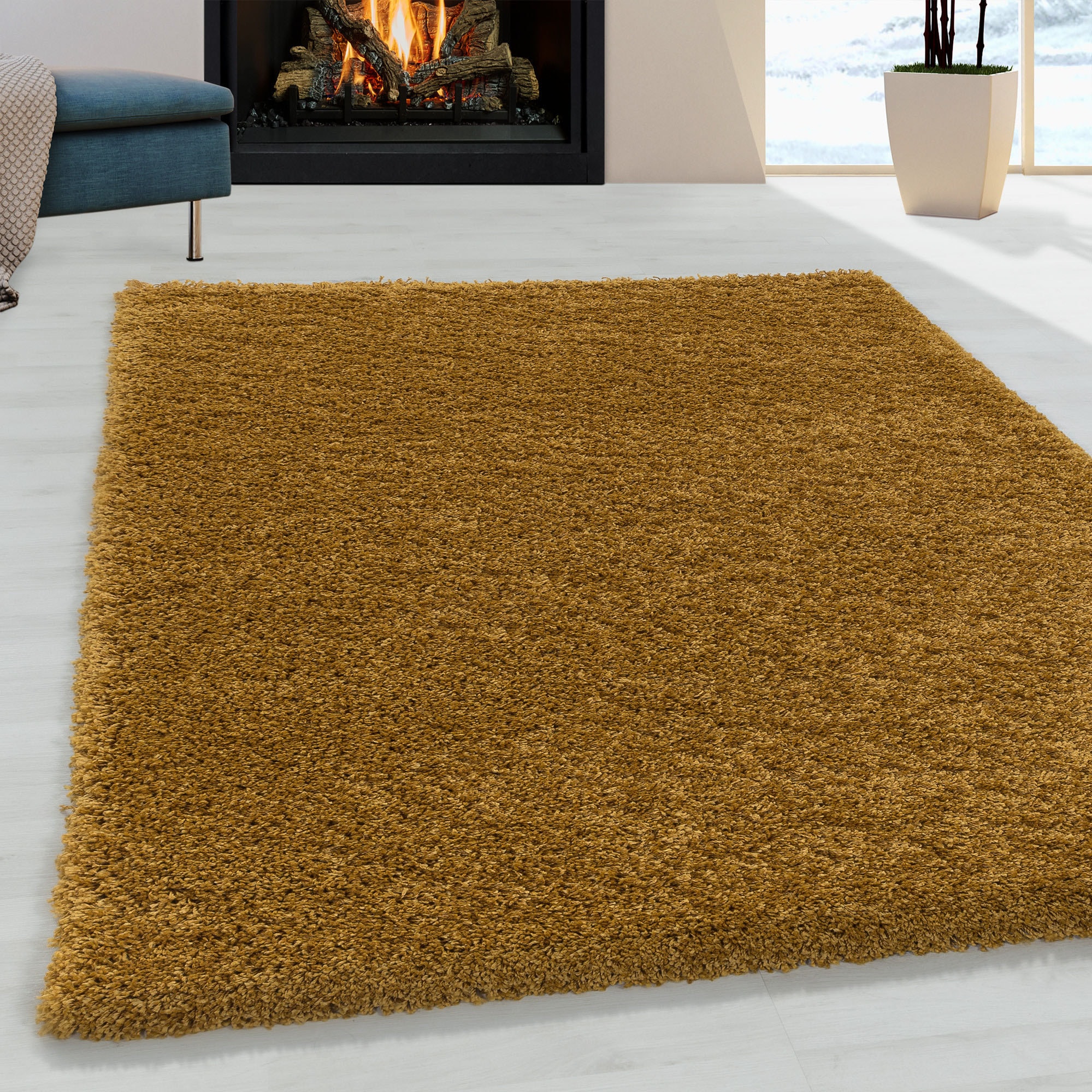 Image of Ayyildiz Teppiche Hochflor-Teppich "SYDNEY 3000" rechteckig 30 mm Höhe Shaggy, Langflor, uni, auch in rund, Wohnzimmer