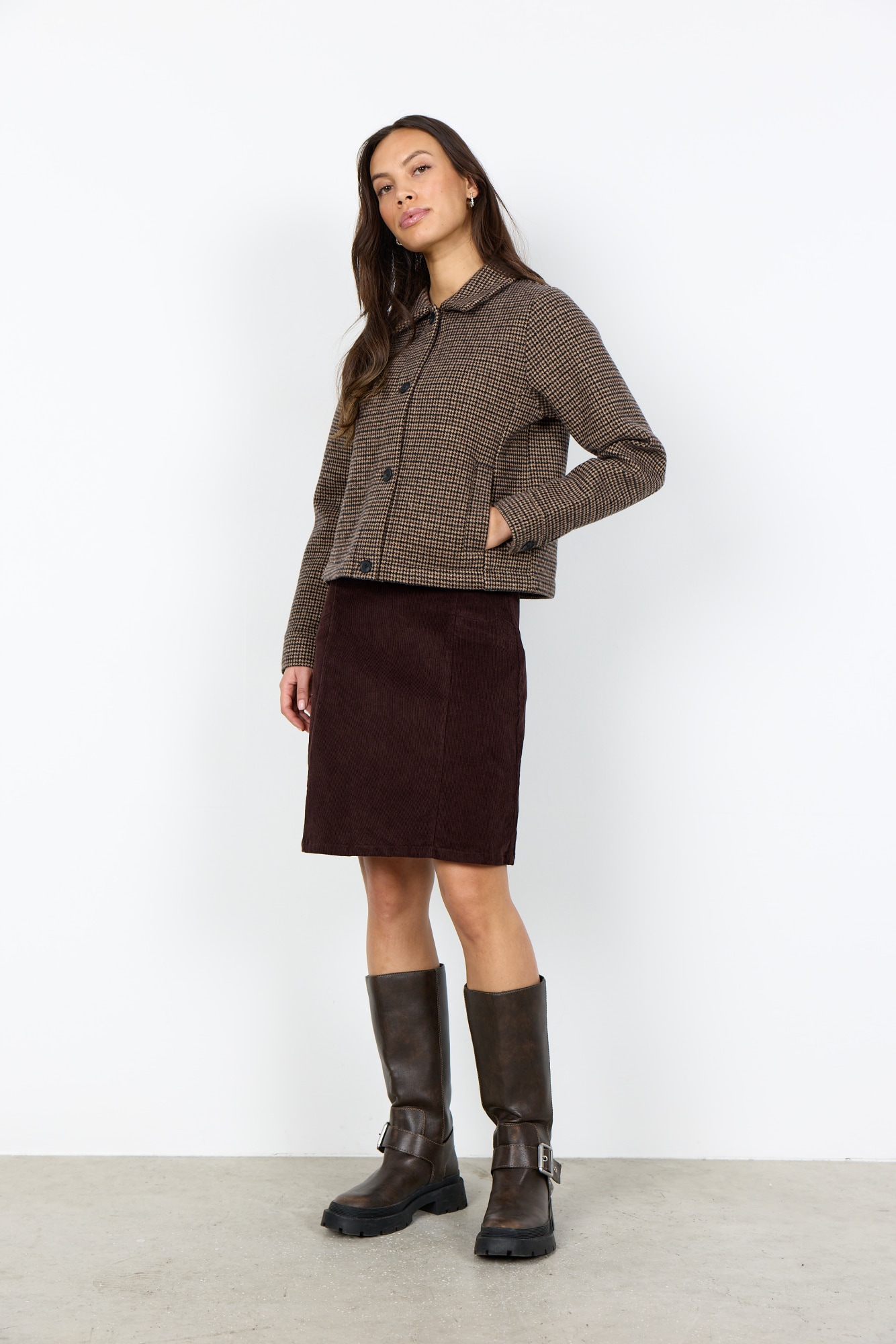soyaconcept Veste courte »SC-HASTI 1« Materialmix