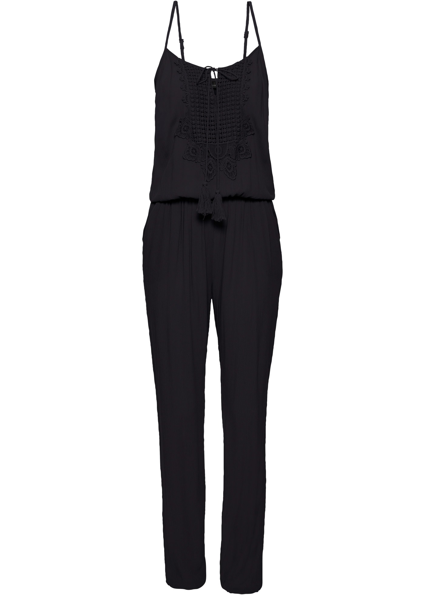 bonprix Jumpsuit »Jumpsuit aus strukturierter Viskose«, Jumpsuit aus strukturierter Viskose
