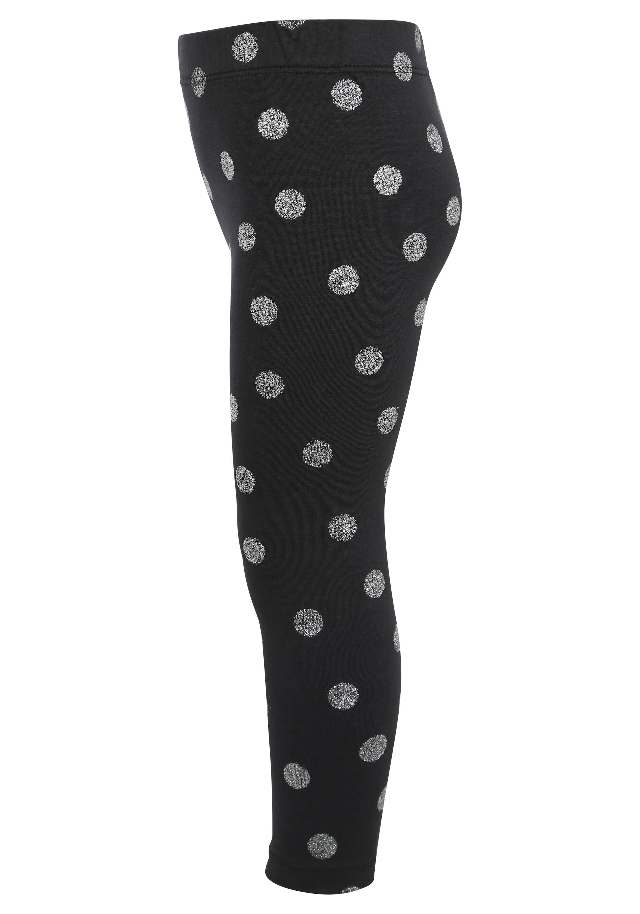 ✌ KIDSWORLD Leggings »für kleine Mädchen«, (Packung, 2 tlg.), mit  Glitzerdruck Acheter en ligne