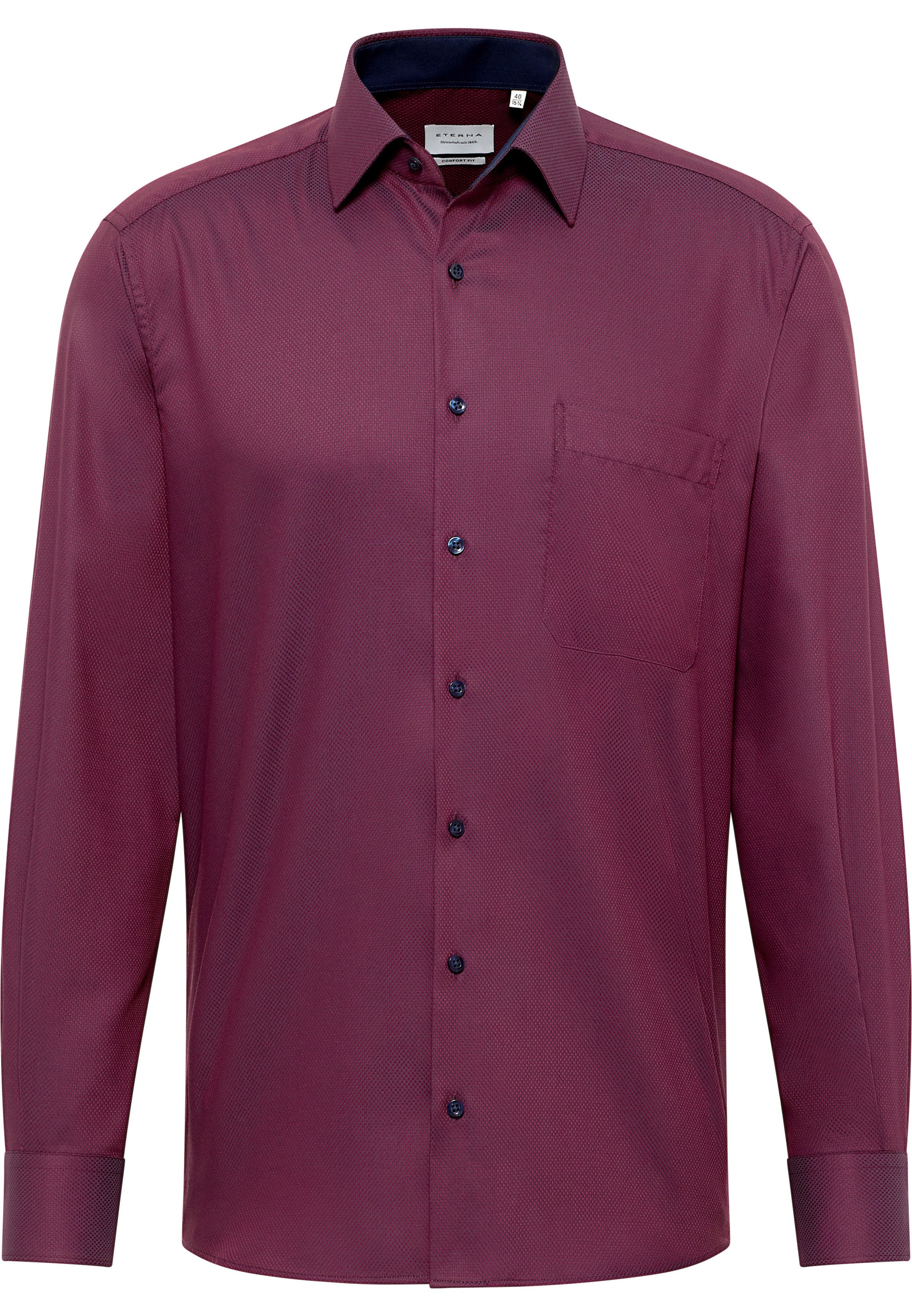 Eterna Langarmhemd »SLIM FIT«, NON IRON (bügelfrei)