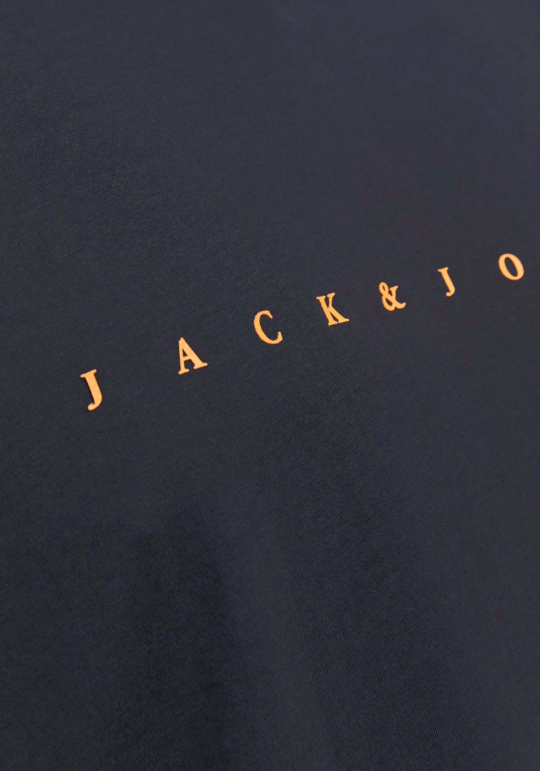 Jack & Jones PlusSize Rundhalsshirt »JJESTAR JJ TEE SS NOOS PLS« mit Logo Schriftzug