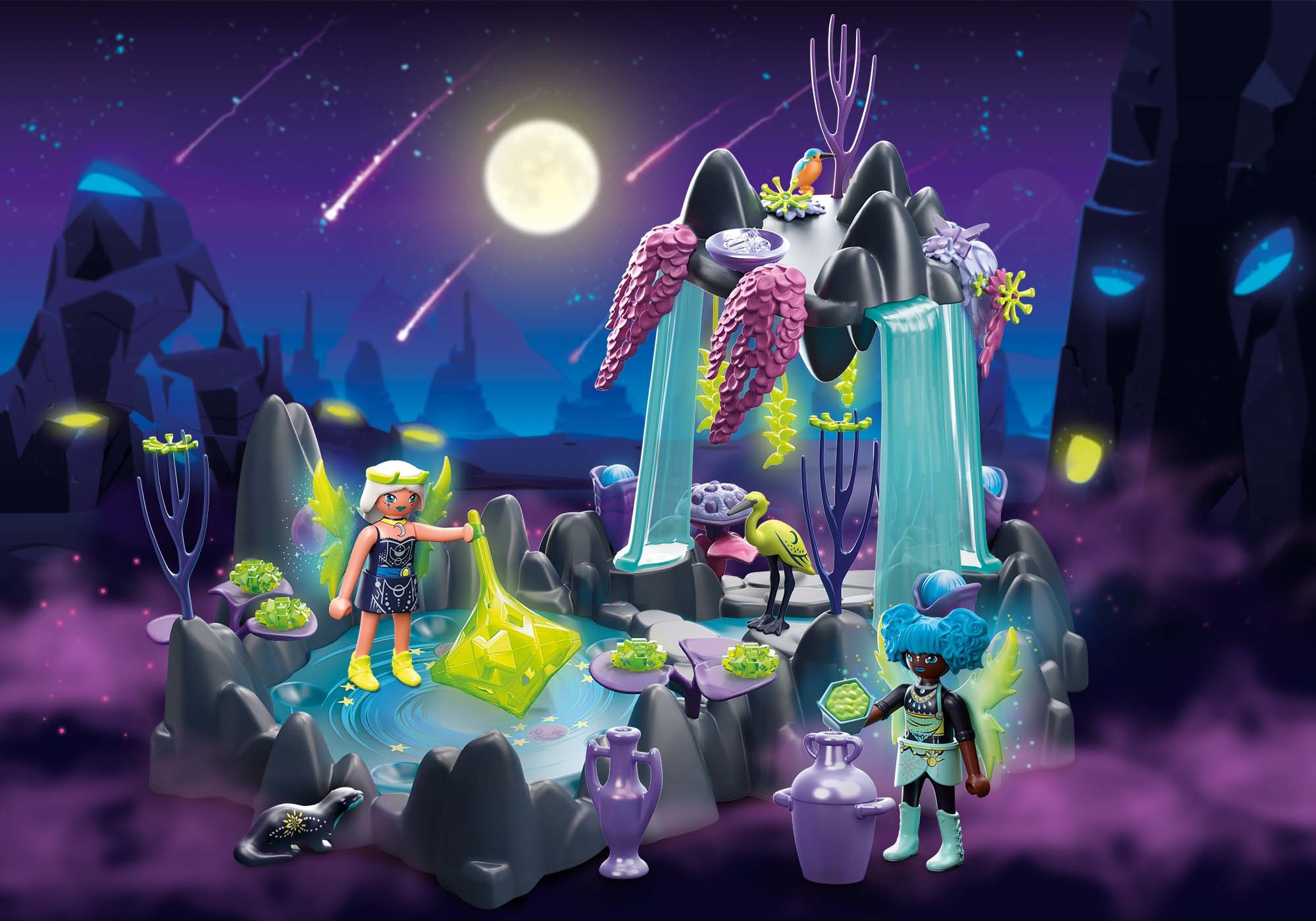 Playmobil® Konstruktions-Spielset »Moon Fairy Quelle (71032), Adventures of Ayuma«, (84 St.), Made in Europe