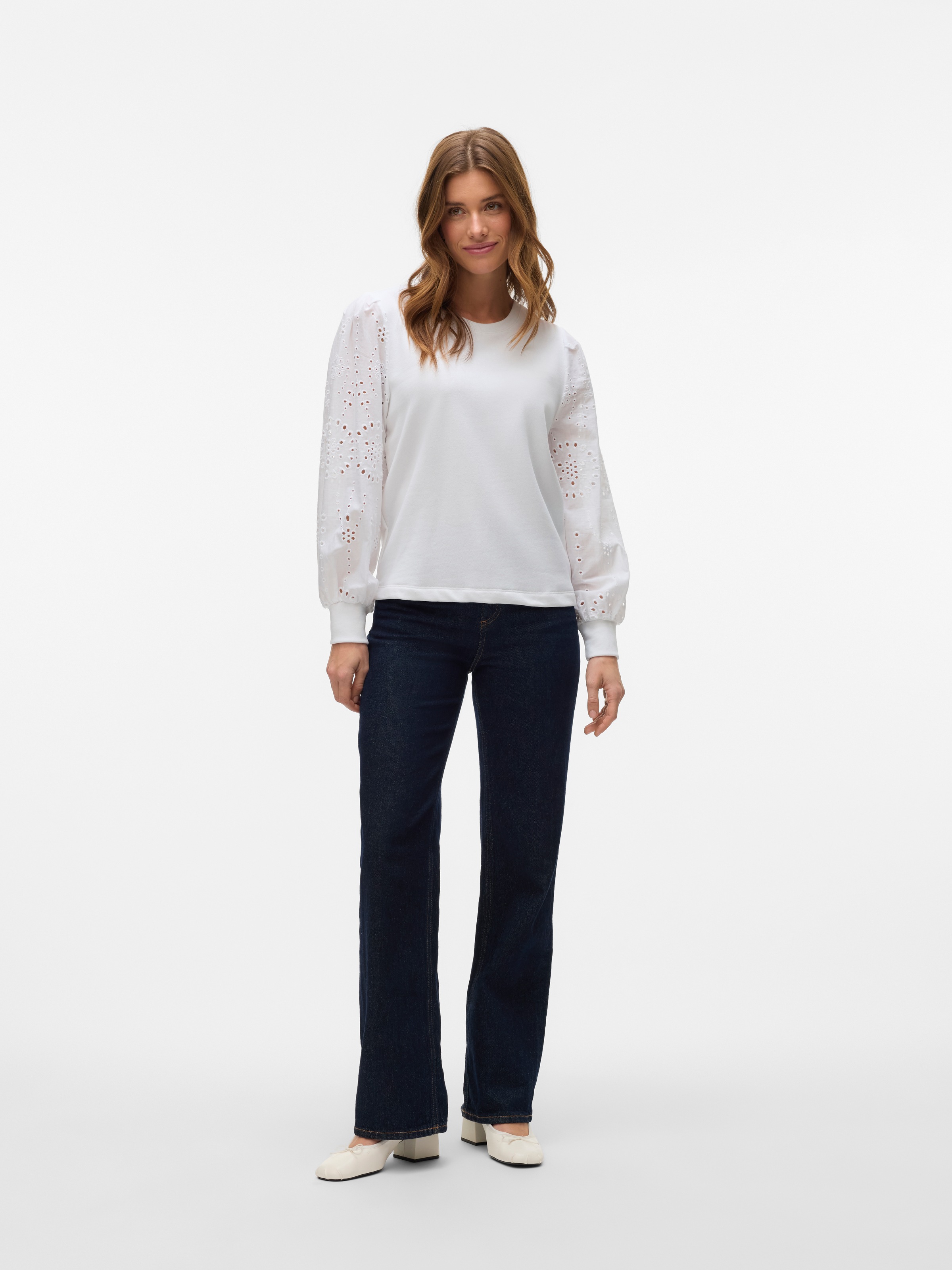Vero Moda Sweatshirt »VMDAMINE LS SWEAT BOX JRS«