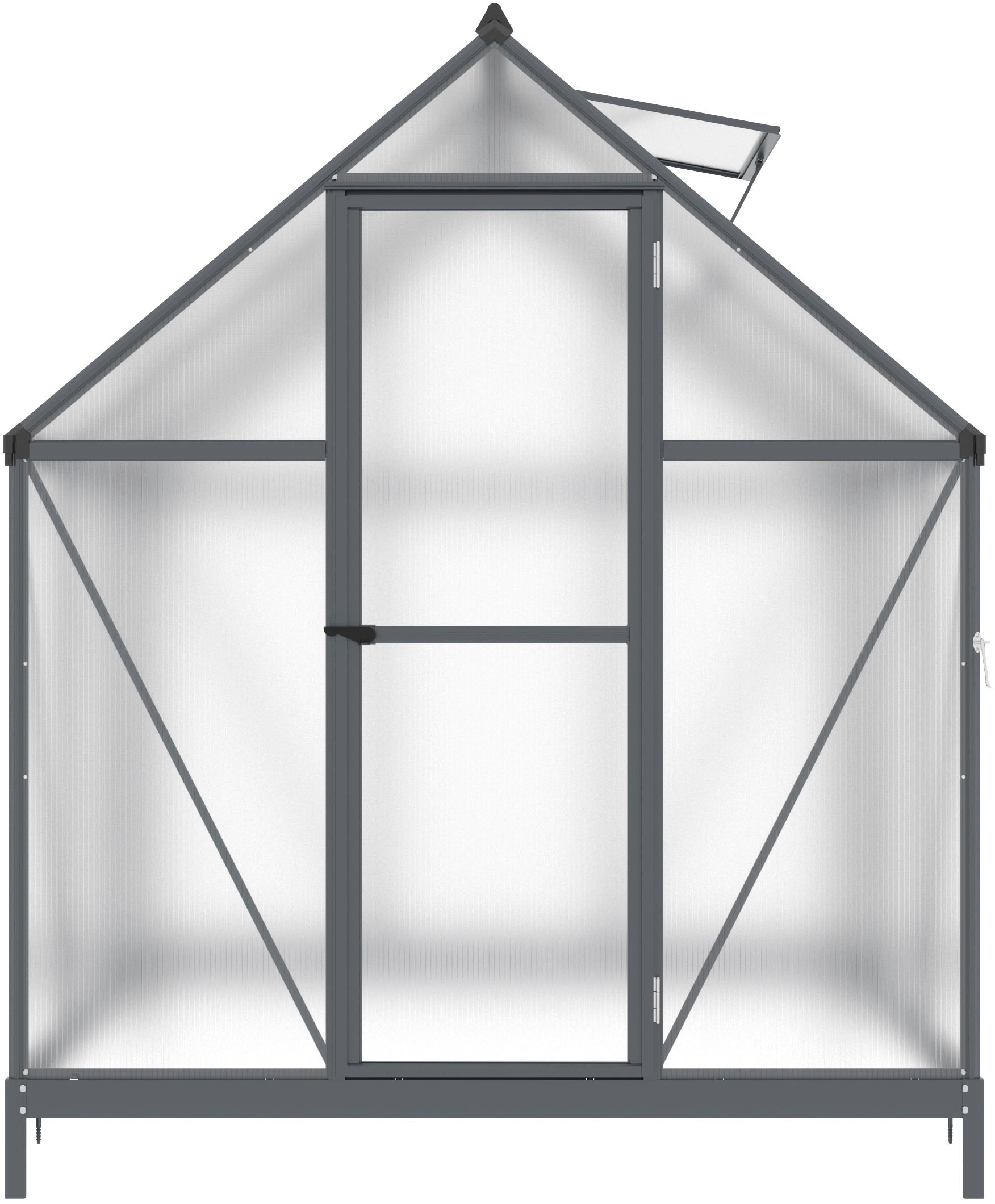 KONIFERA Gewächshaus, (Set), mit Fundamentrahmen