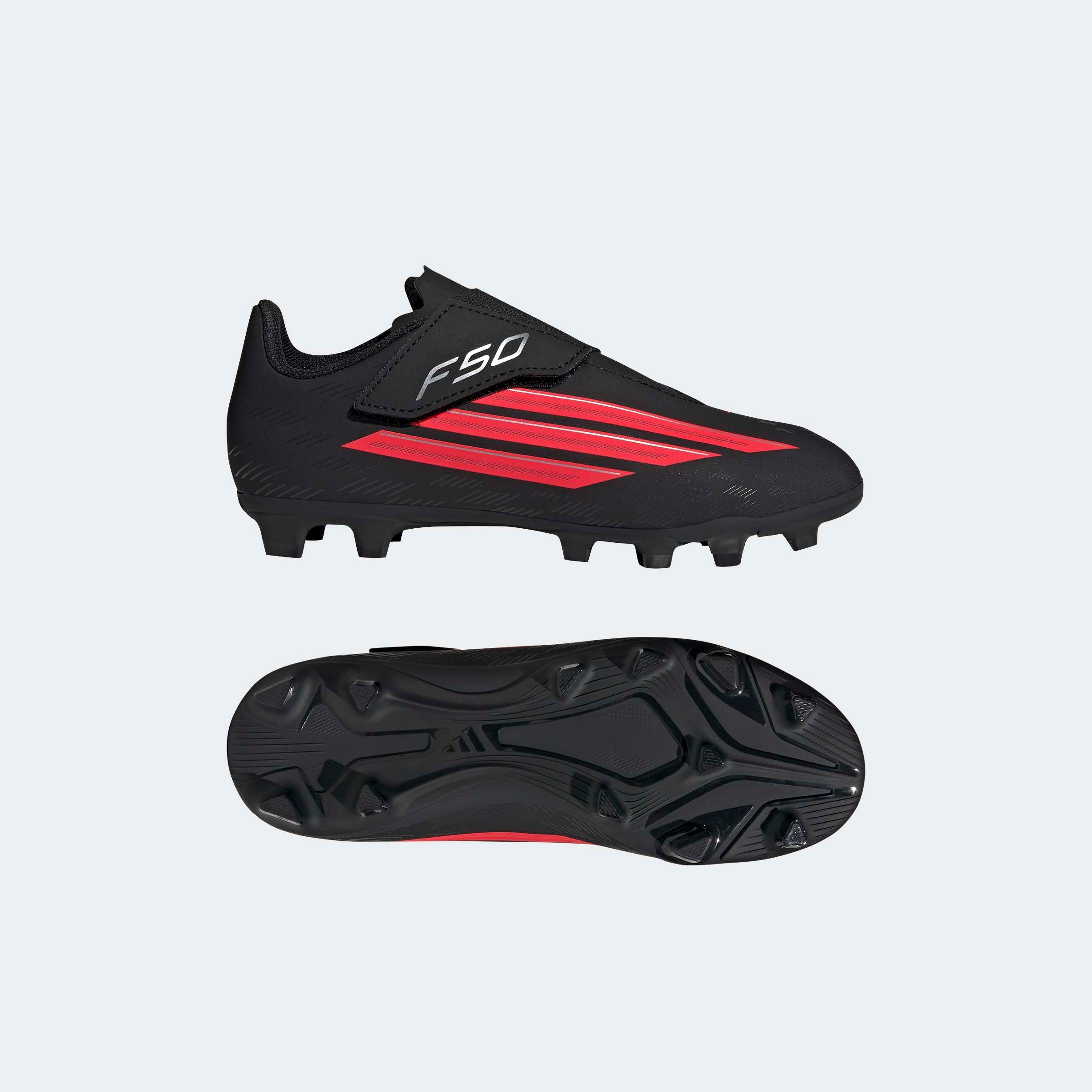 adidas Performance Chaussure de football »F50 CLUB VELCRO FIRM GROUND / MULTI GROUND KIDS«  für viele verschiedene Böden geeignet, für Kinder & Jugendliche