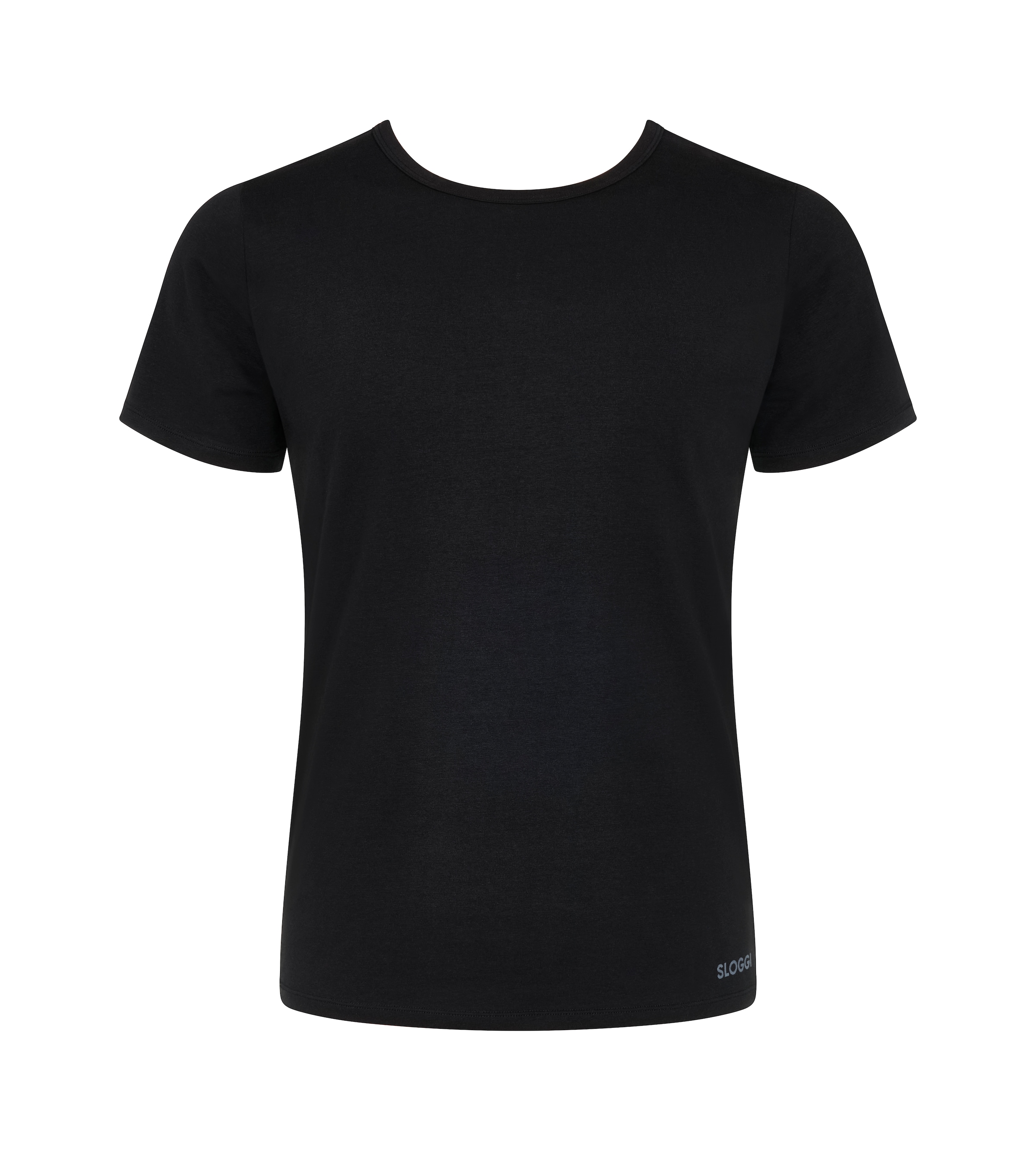 sloggi Unterhemd »Men GO ABC 2.0«, (2er Pack), Rundhals-Ausschnitt, Slim Fit, weich, elastisch, Baumwollmischung