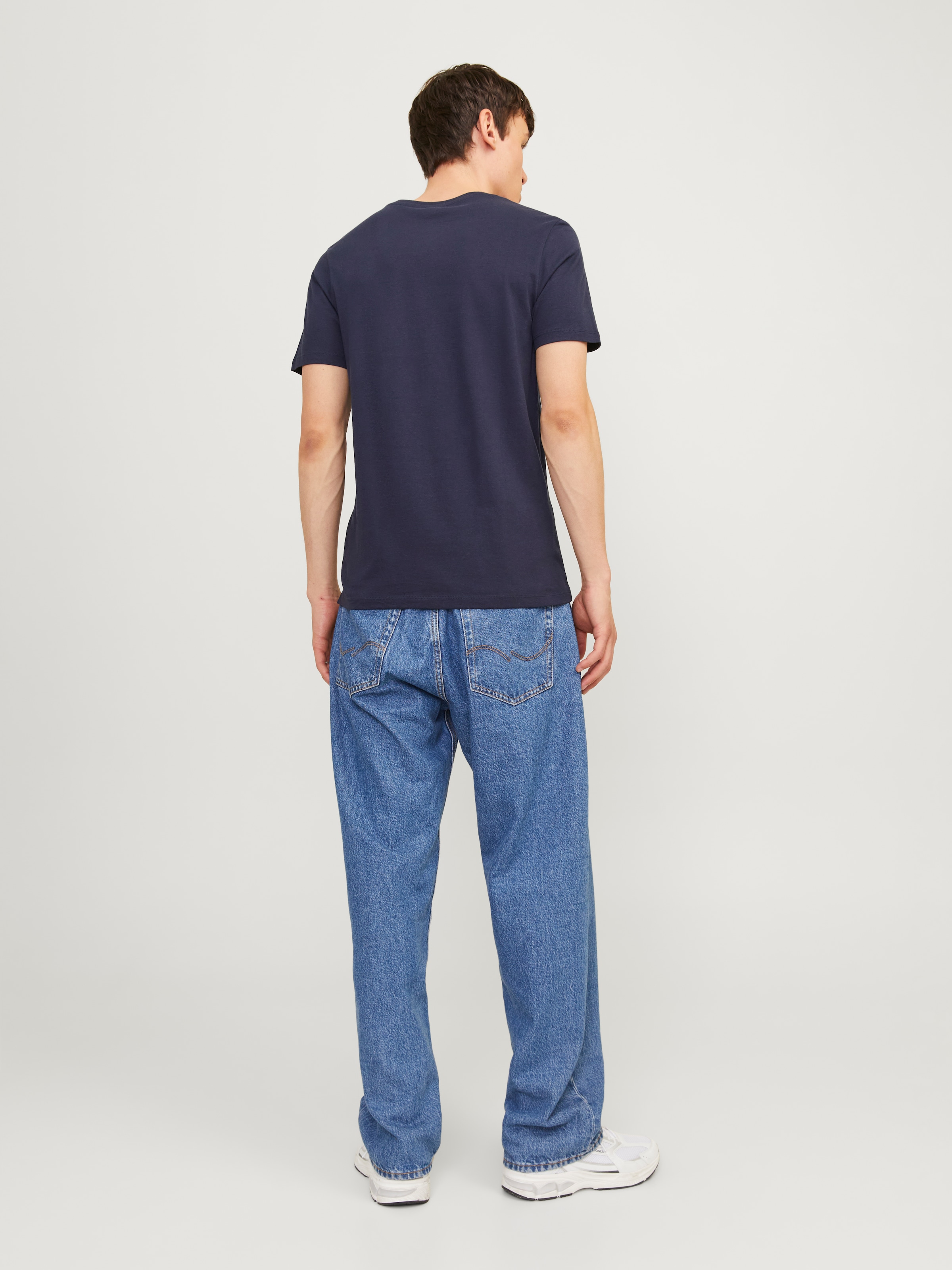 Jack & Jones Rundhalsshirt »JJEORGANIC BASIC TEE SS O-NE 3PK MP NOOS« Packung, 3 Stk.