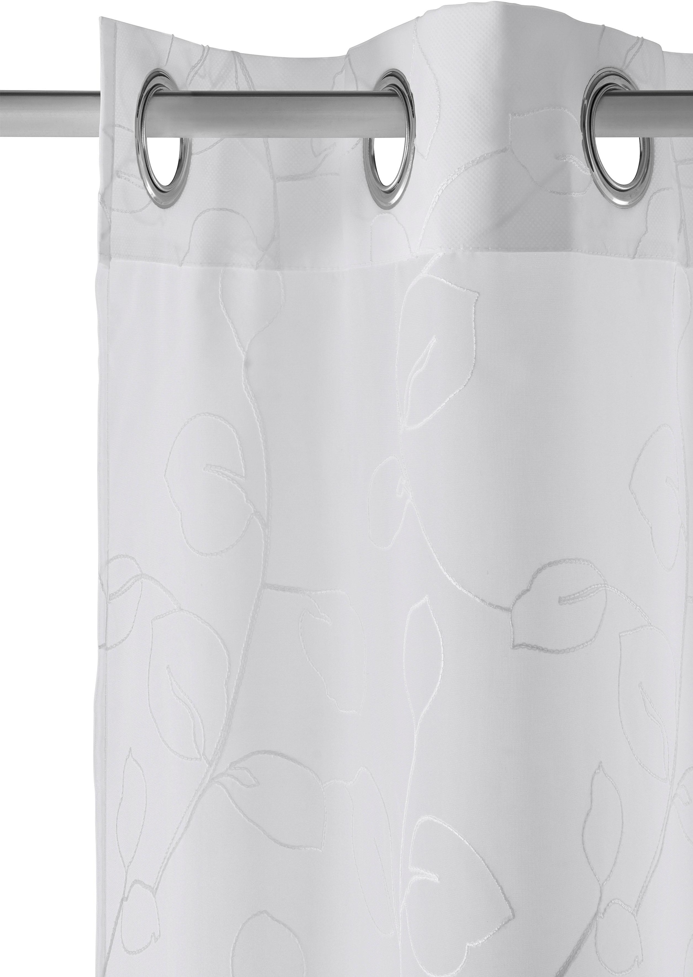 »Adele«, affaire mit floraler Gardine Home transparent, (1 Voile Stickerei, kaufen St.), jetzt