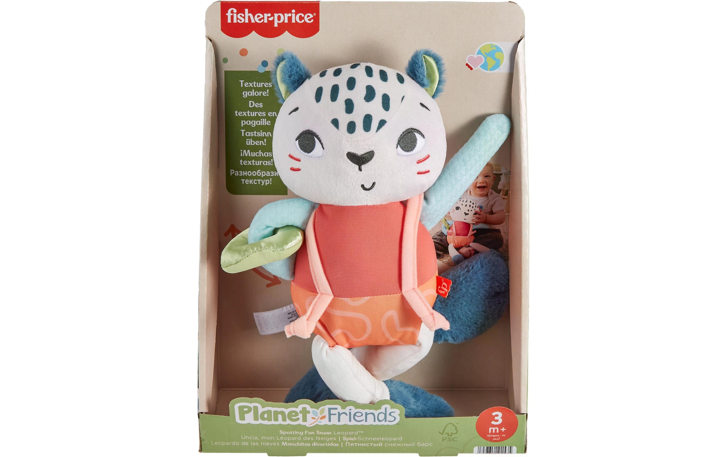 Fisher-Price® Lernspielzeug »Spiel-Schneeleopard«