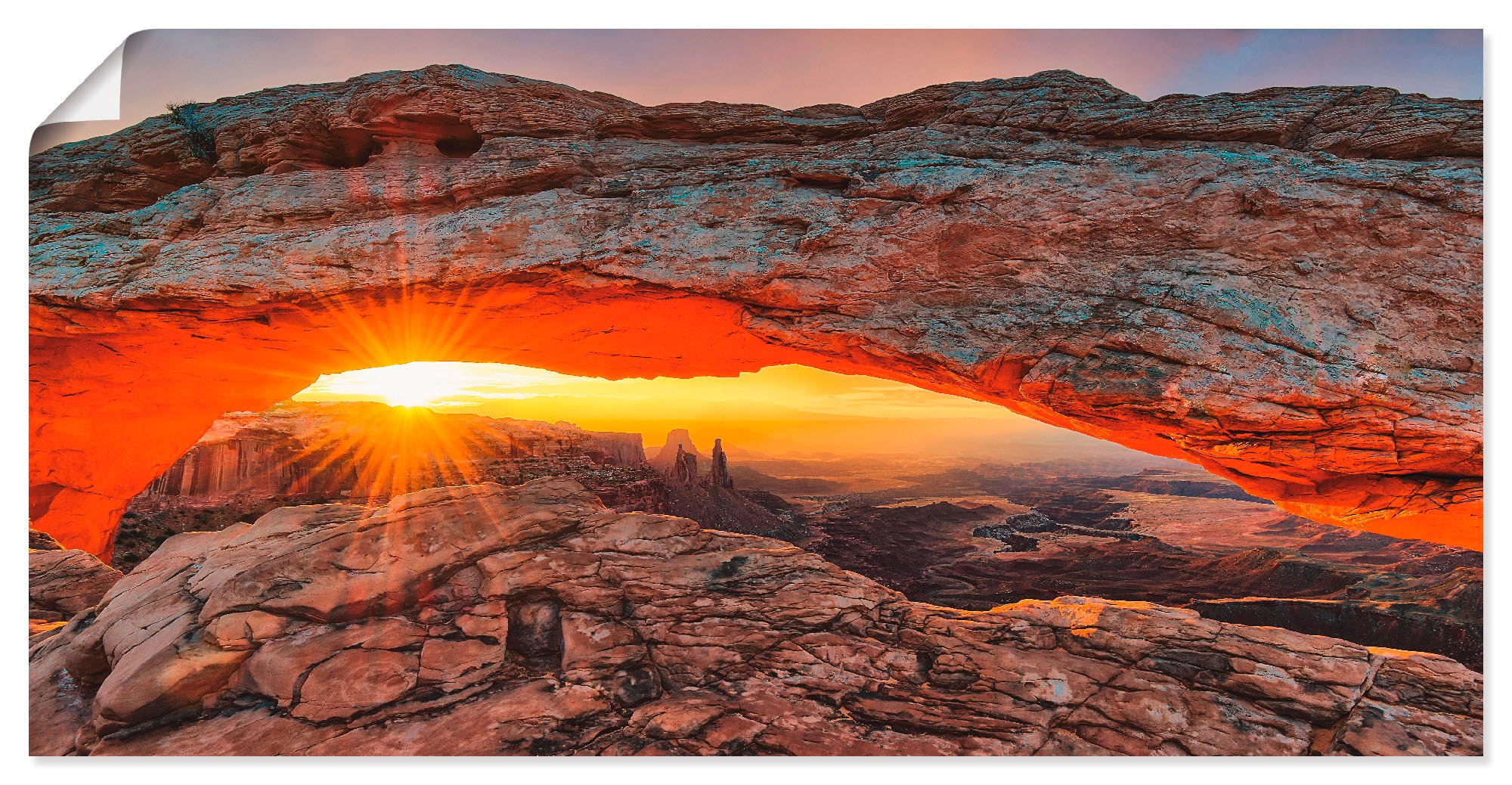 Image of Artland Poster "Iconic Mesa Arch" Felsen 1 Stk. tlg. ohne Rahmen
