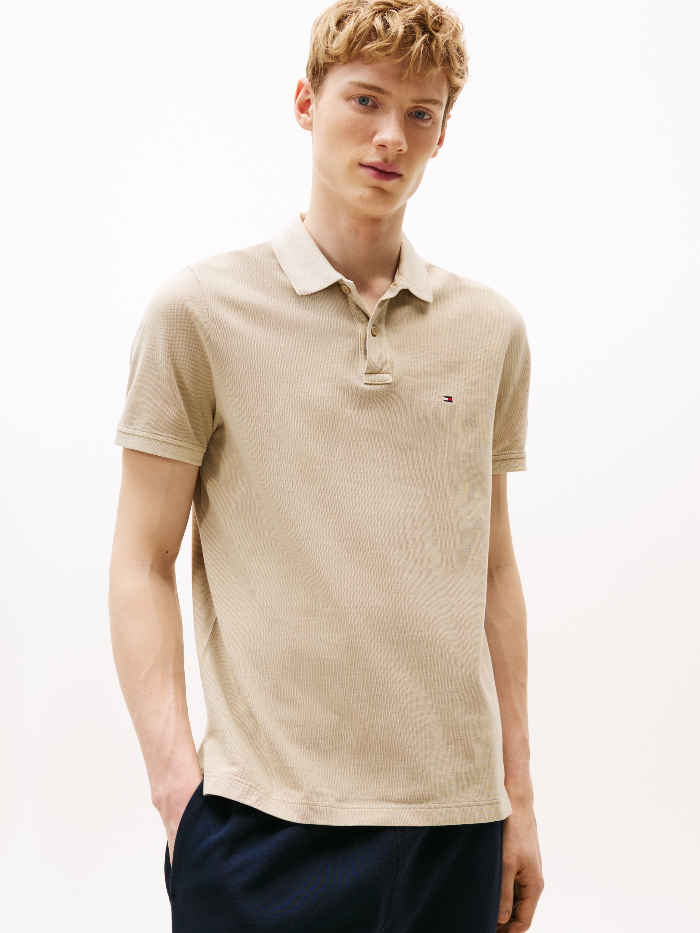 Image of Tommy Hilfiger Poloshirt "GARMENT DYE REG POLO" leicht gewaschene Optik