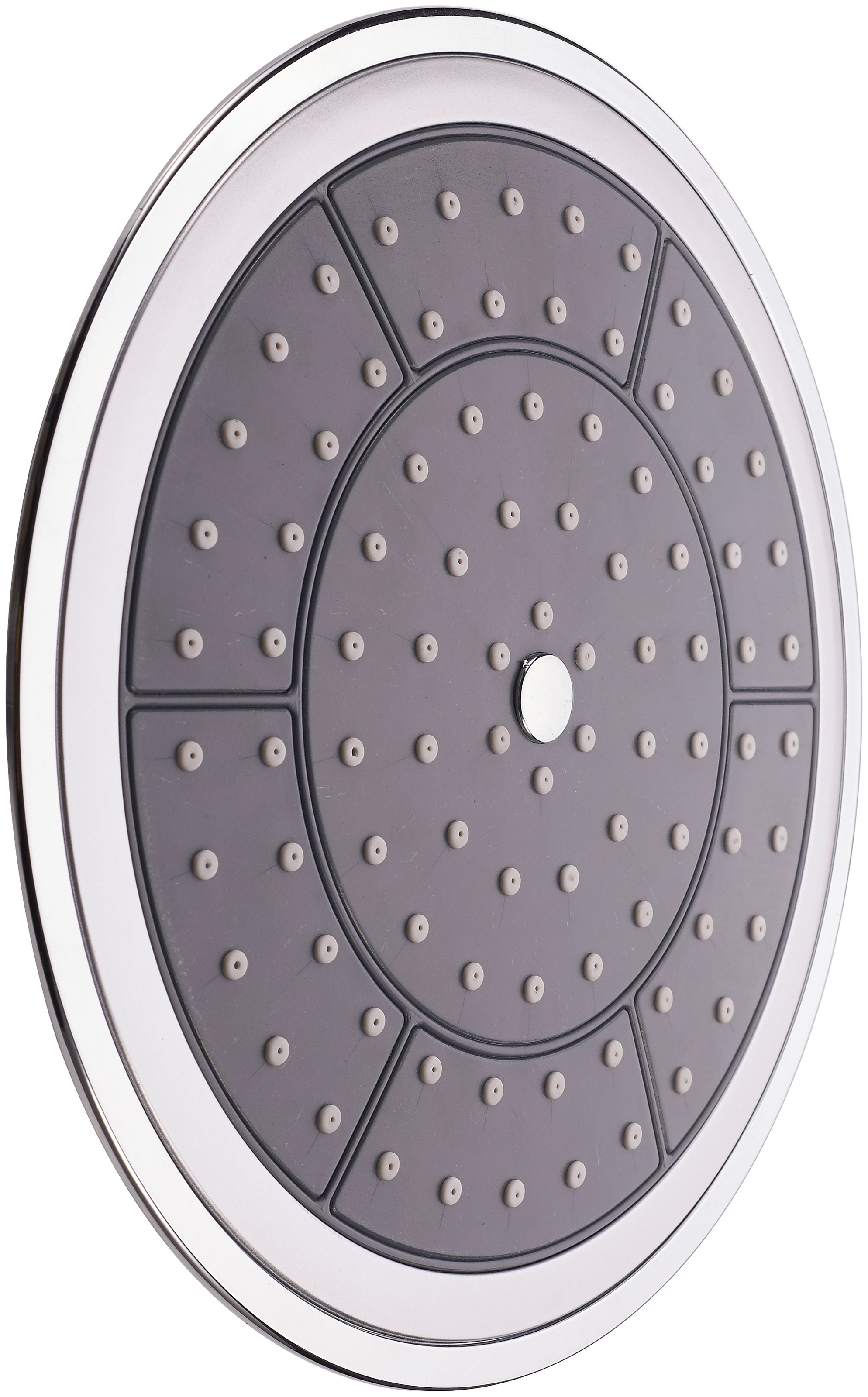 Image of Schütte Kopfbrause "Auxerre" Kopfbrause mit Antikalk-Noppen, Regendusche Ø 22cm, Duschkopf Chrom