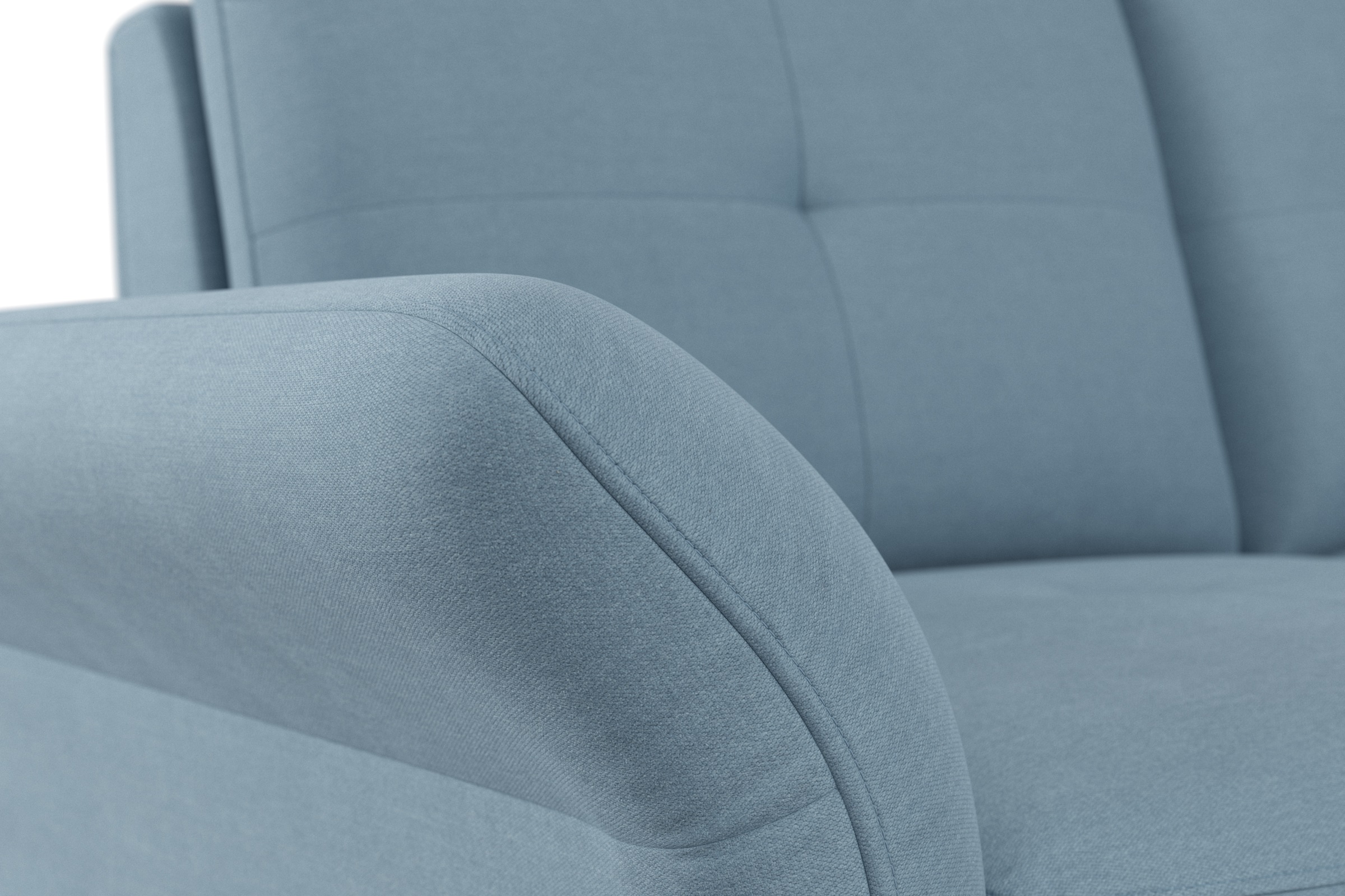 Places of Style Ecksofa »Calando L-Form«, wahlweise mit Bettfunktion, Bettkasten und Armteilfunktion