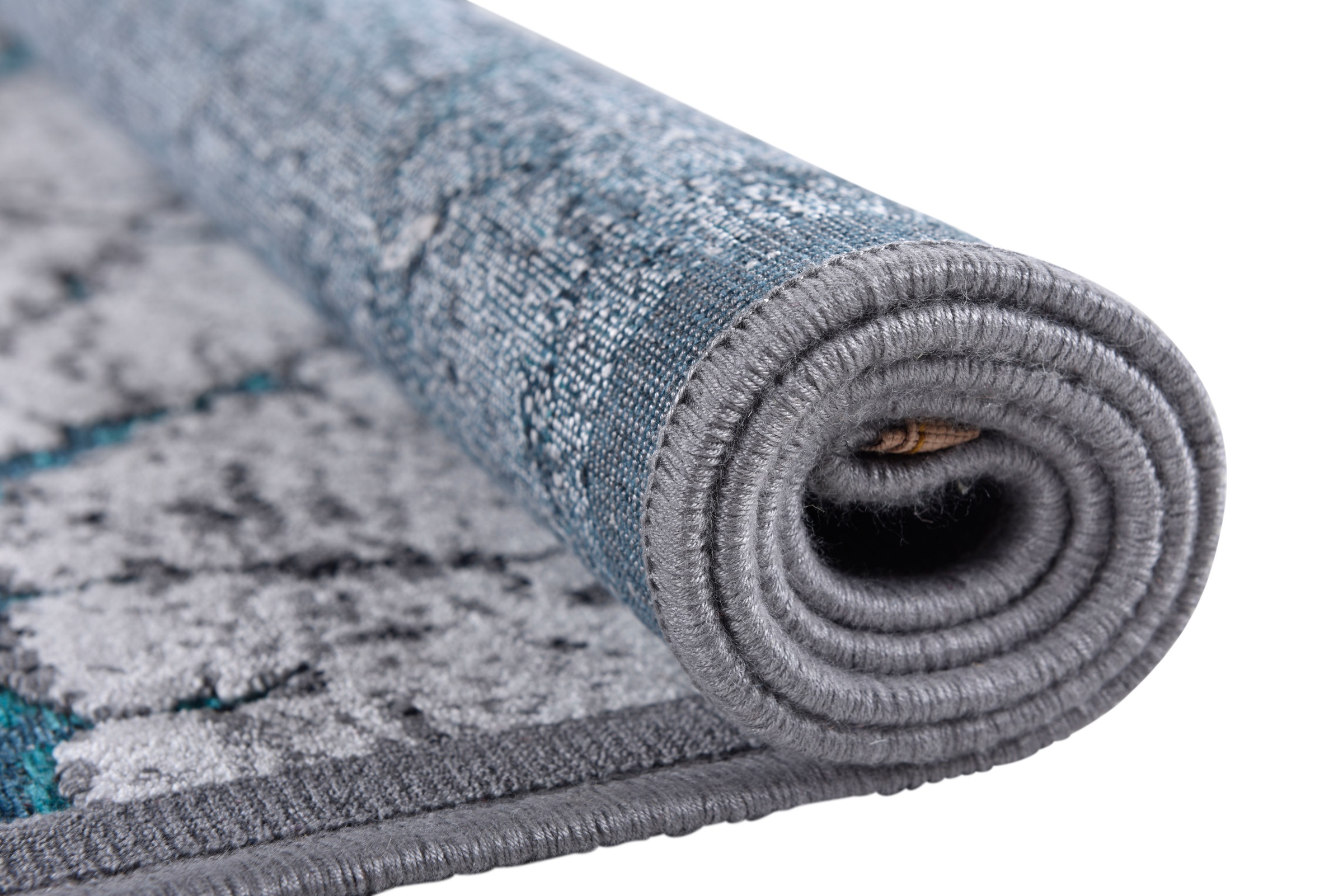 Gino Falcone Teppich »Orelia 103« rechteckig 7 mm Höhe Kurzflor, modernes Design, mit leichtem Glanz, Wohnzimmer