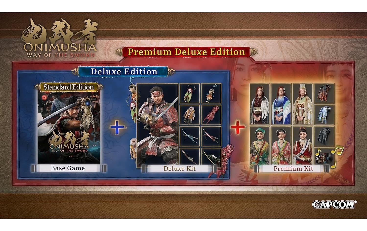 Capcom Spielesoftware »Onimusha: Way of the Sword Prem. Deluxe Ed. (Game-Key Card)« Nintendo Switch 2