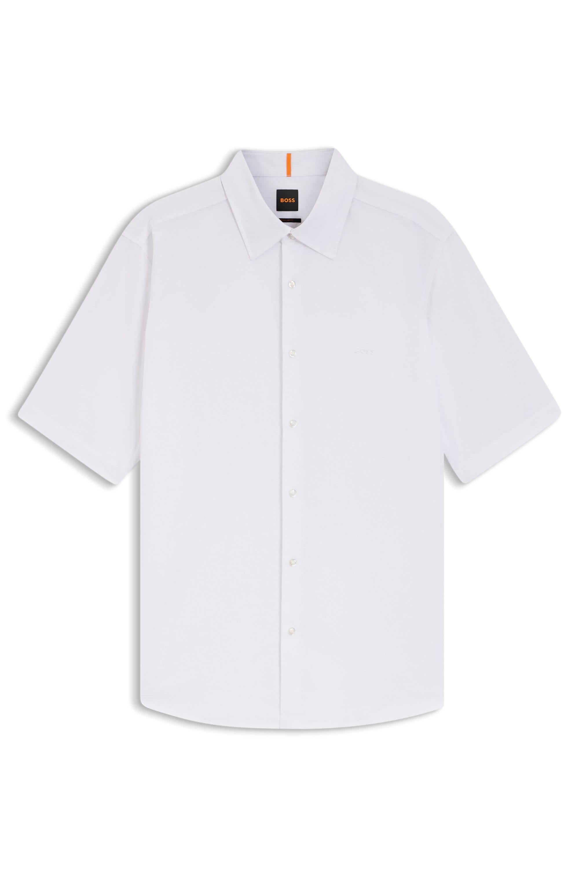BOSS ORANGE Chemise à manches courtes »Rash« mit tonigem Logo