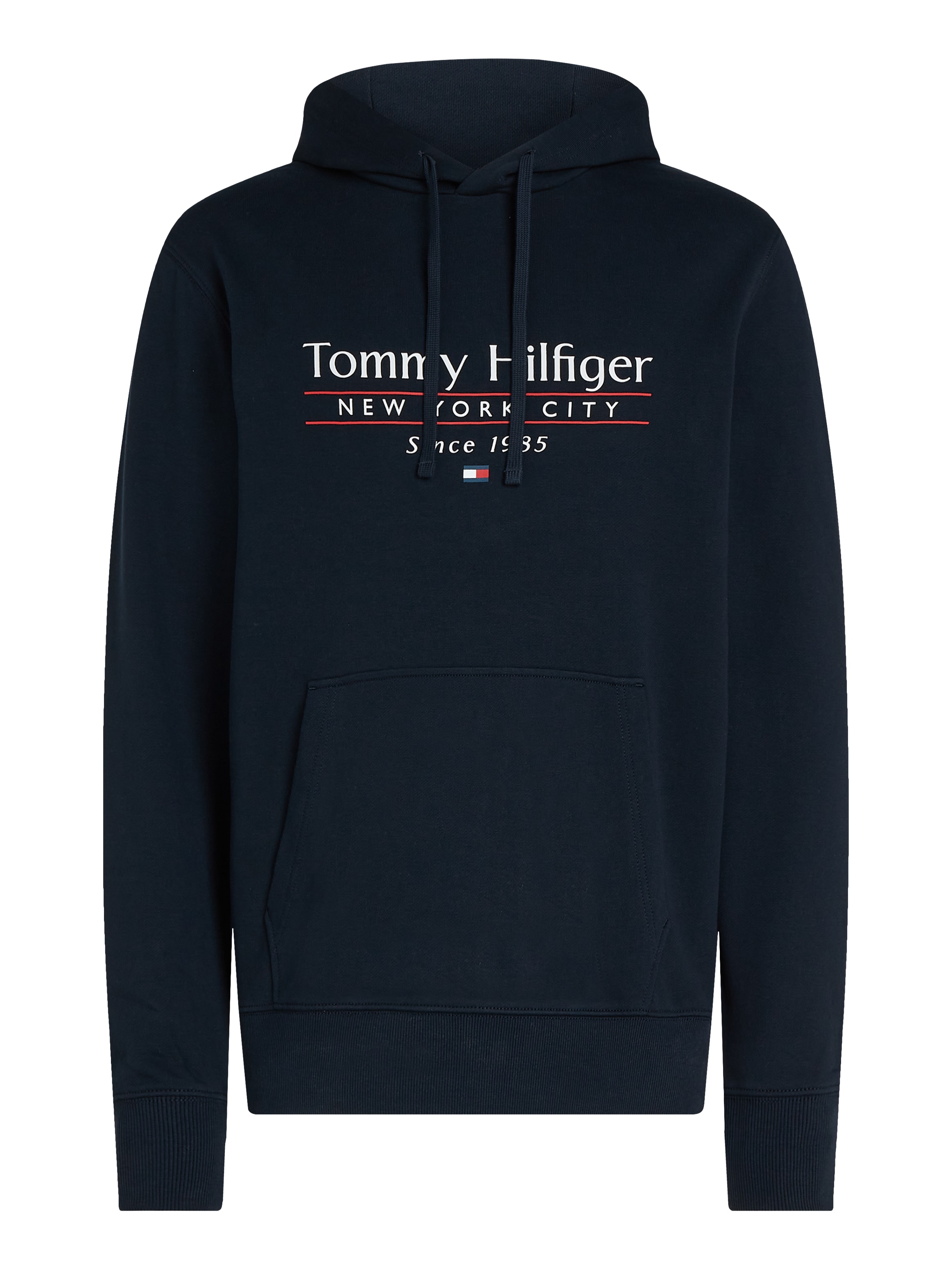 Tommy Hilfiger Hoodie »HILFIGER CENTER STACK HOODY«, mit grossem mehrfarbigen Print