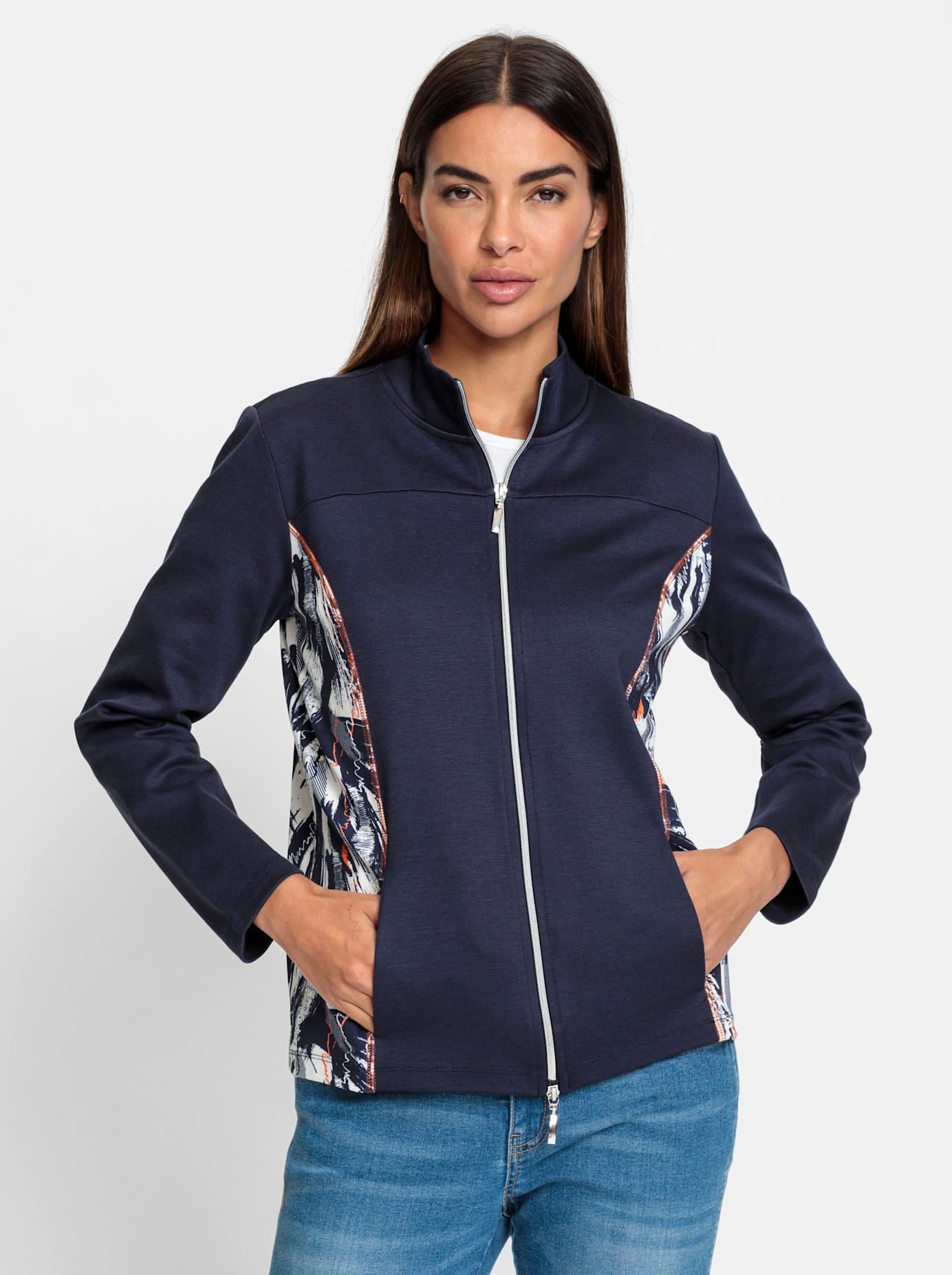 heine Shirtjacke »Jerseyjacke«, (1 tlg.)