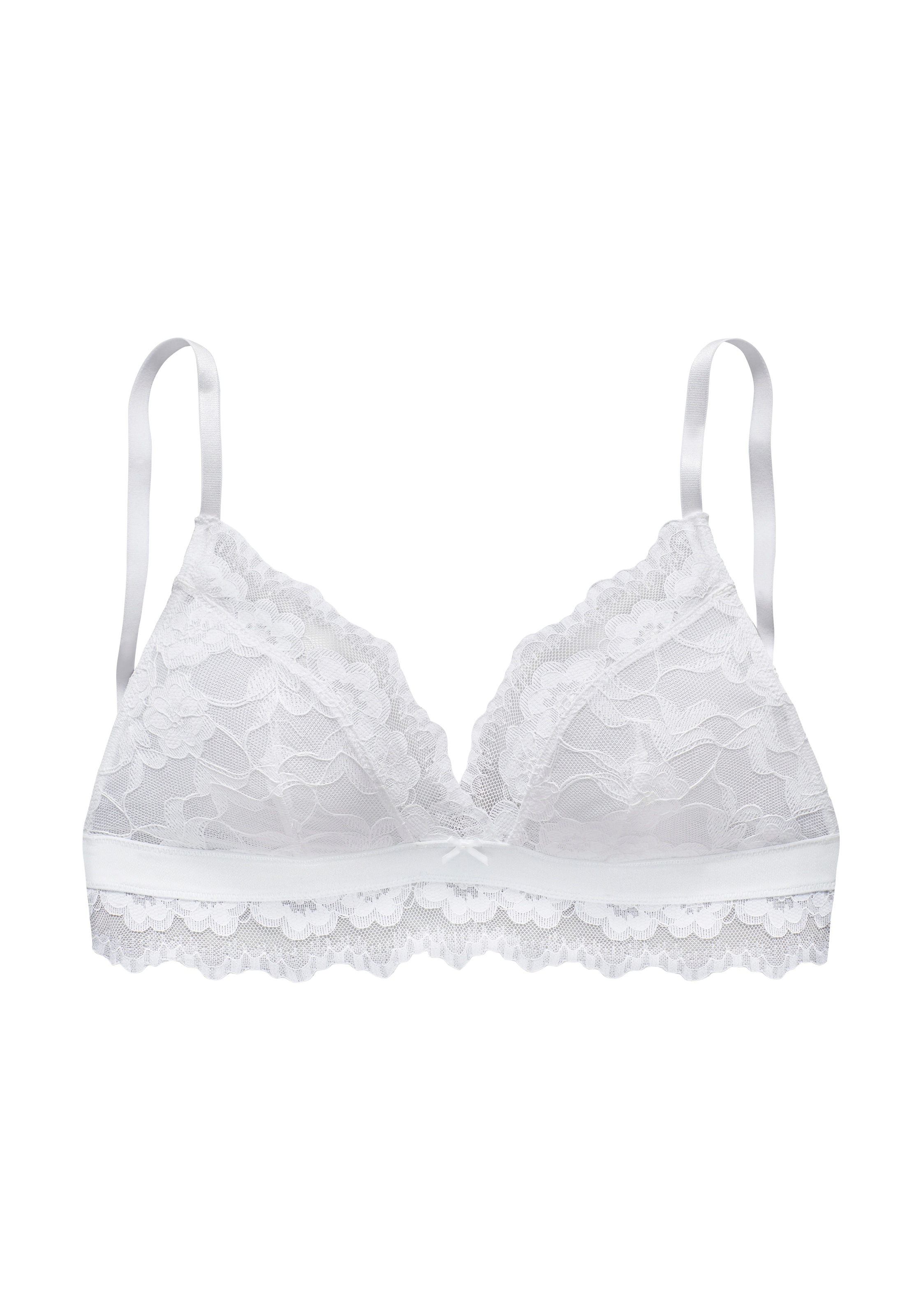 LASCANA Bralette-BH, ohne Bügel aus elastischer Jacquardspitze, sexy Dessous