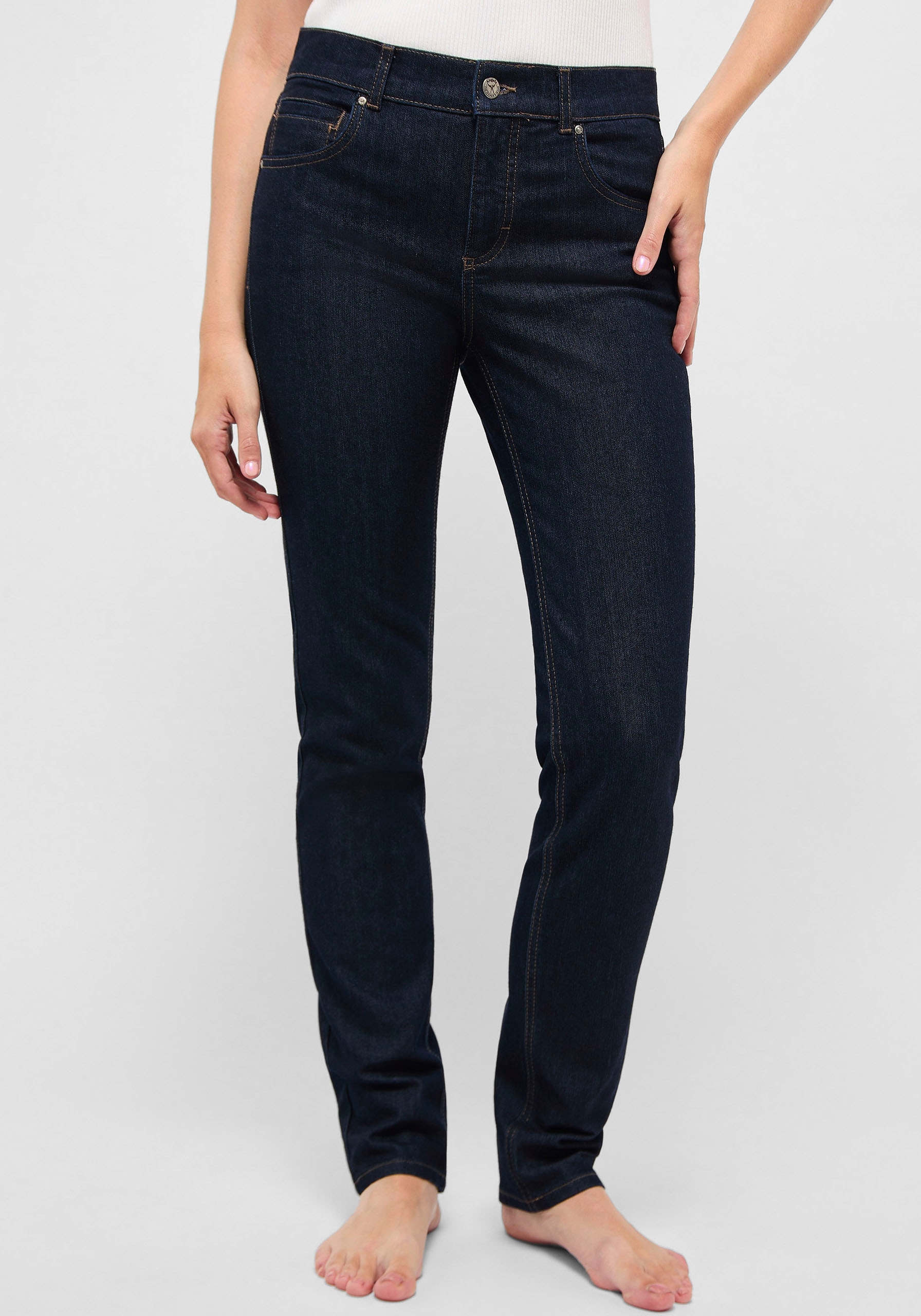 ANGELS 5-Pocket-Jeans »CICI«, aus sportivem Denim
