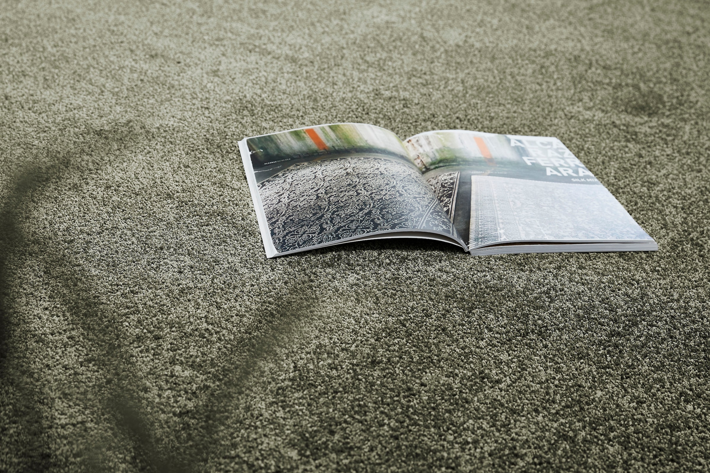 Image of Andiamo Teppichboden "Portland, Velours, Gesamthöhe 11 mm, Made in Netherlands" rechteckig Uni Farben, Breite 400 cm, Wohnzimmer, strapazierfähig, pflegeleicht