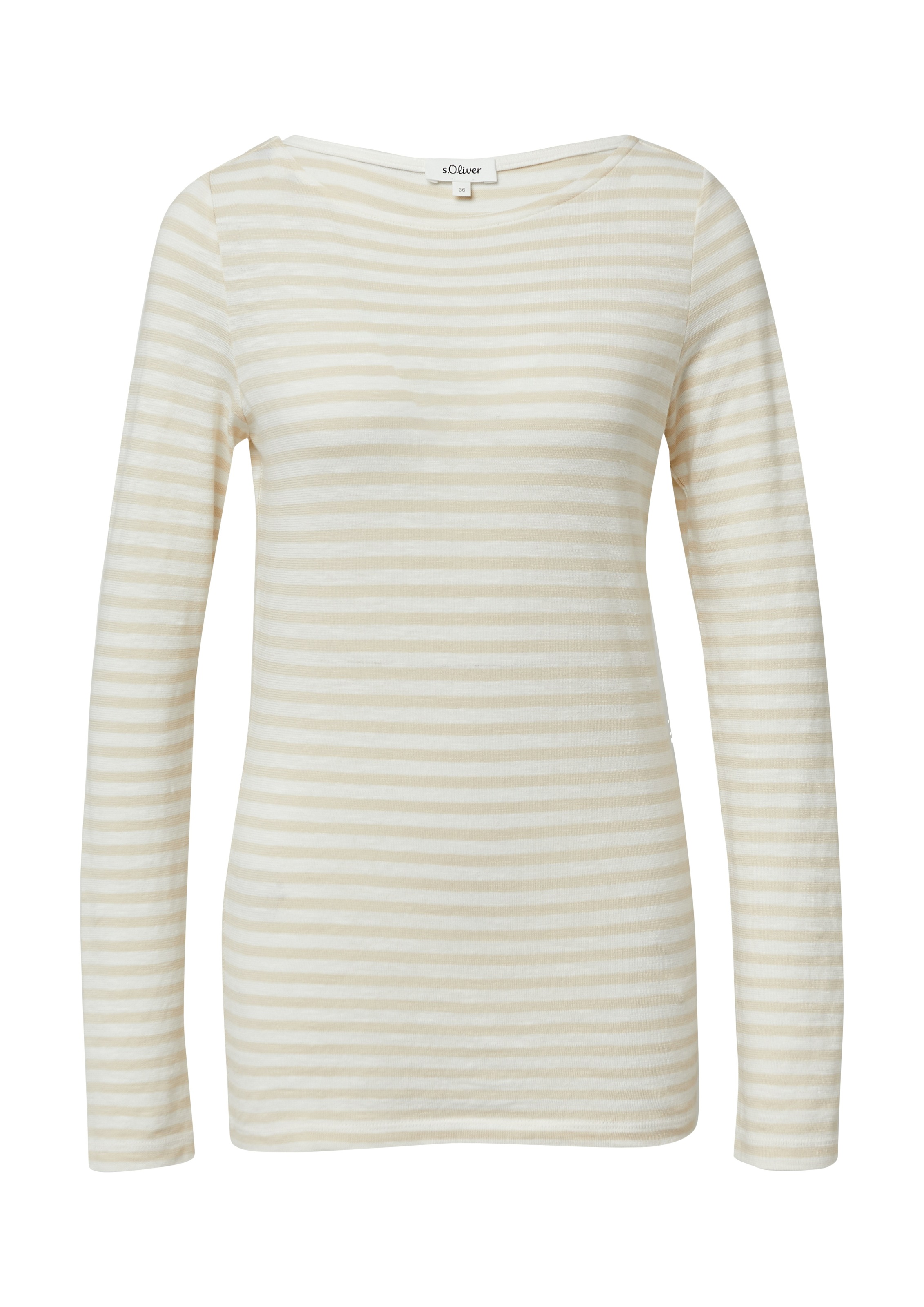 s.Oliver T-shirt à manches longues mit Streifen Muster