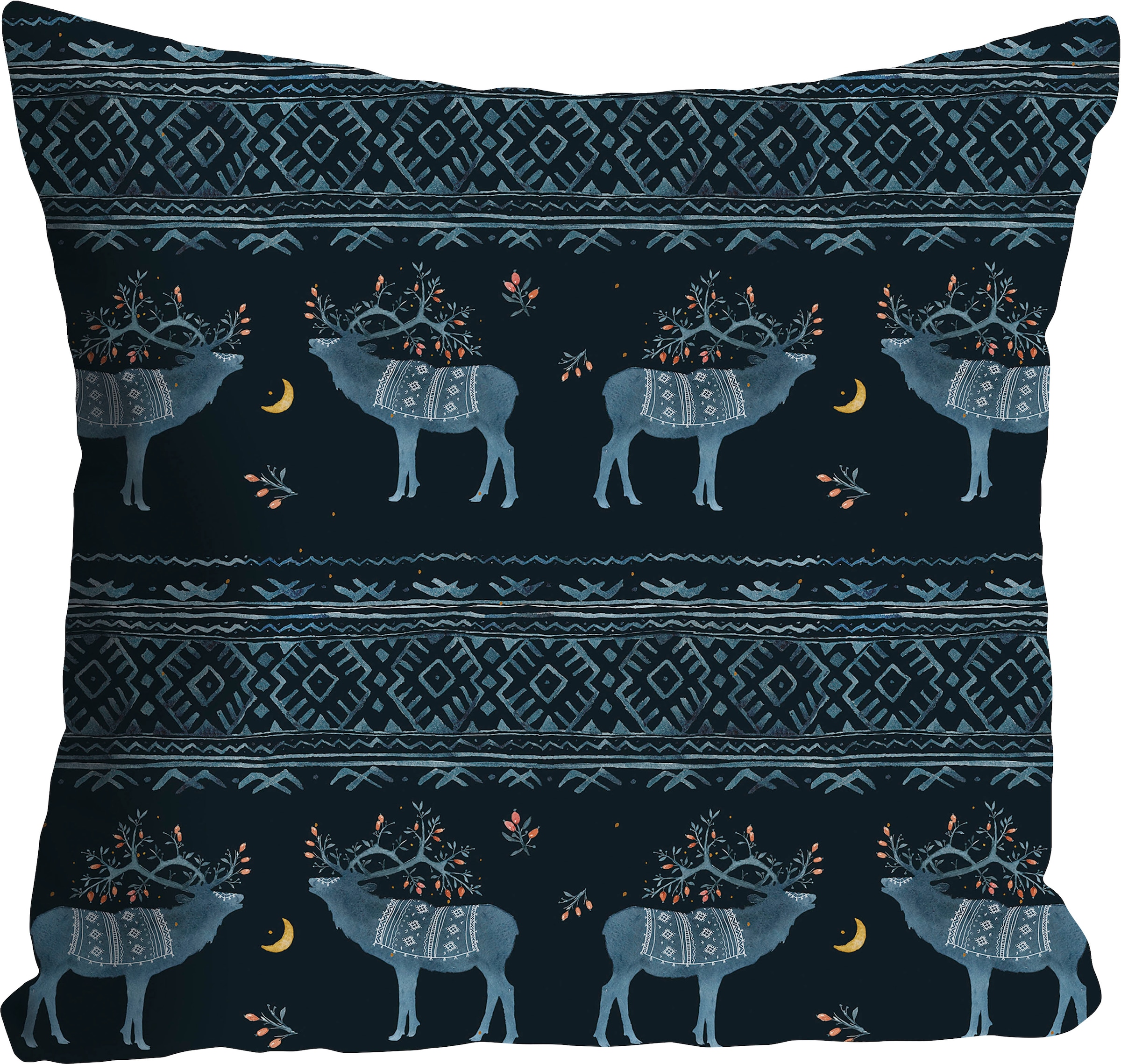 queence Dekokissen »Justine« Kissenhülle ohne Füllung, 1 Stück