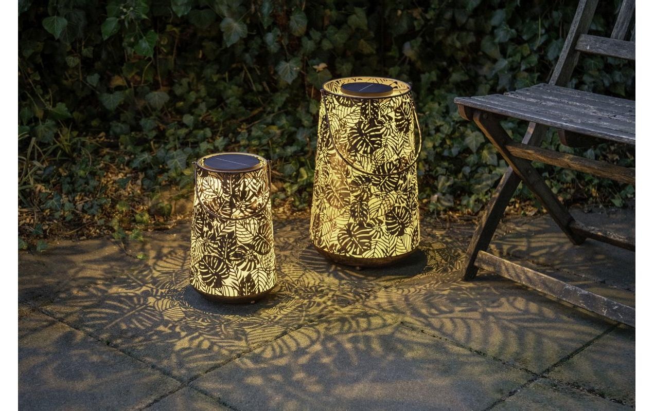 STT Laterne »Antic Jungle 46 cm« Stilvolle Solar-Deko-Laterne für drinnen und draussen