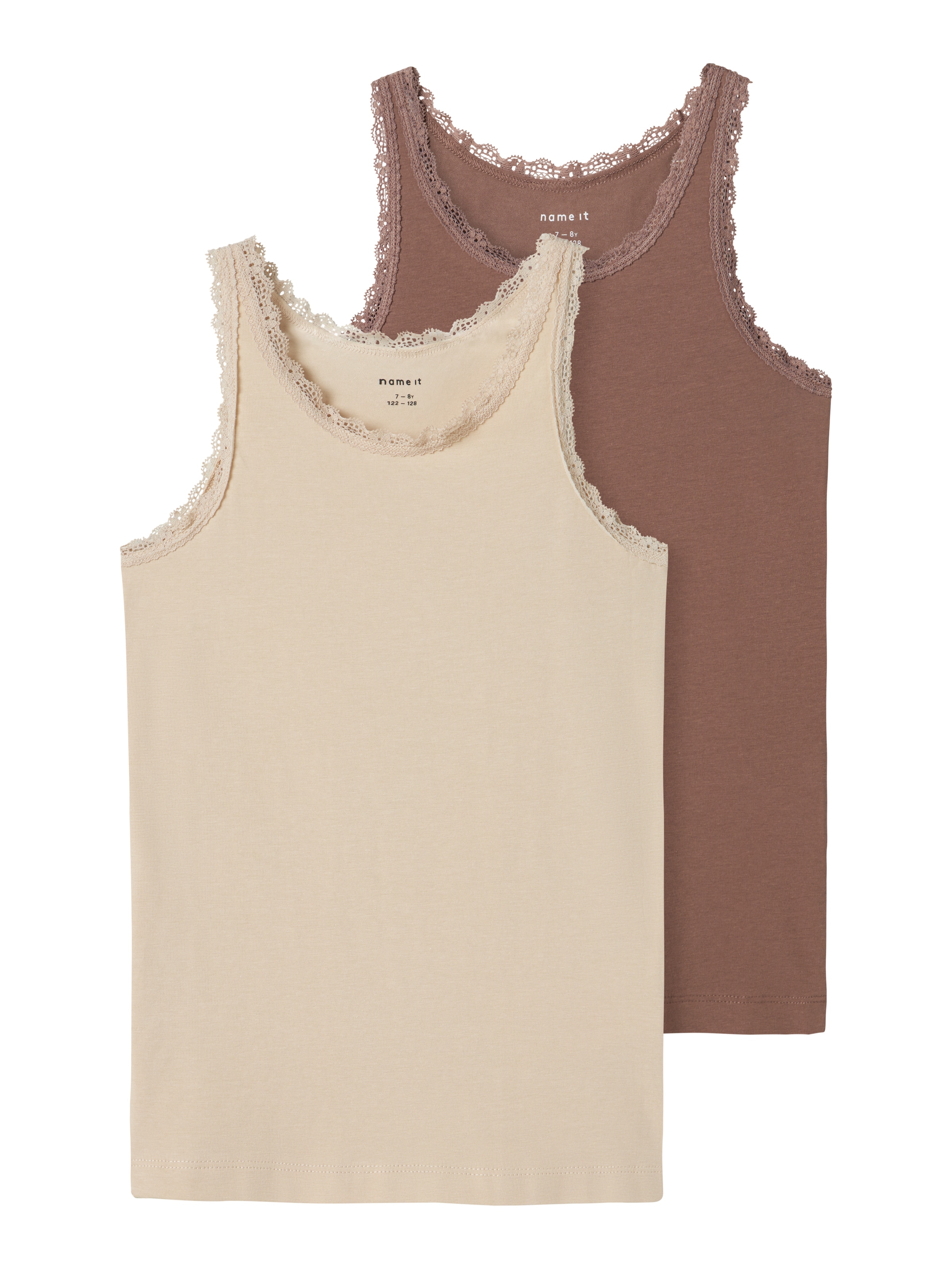 Name It Unterhemd »NKFTANK TOP 2P PEYOTE LACE NOOS«
