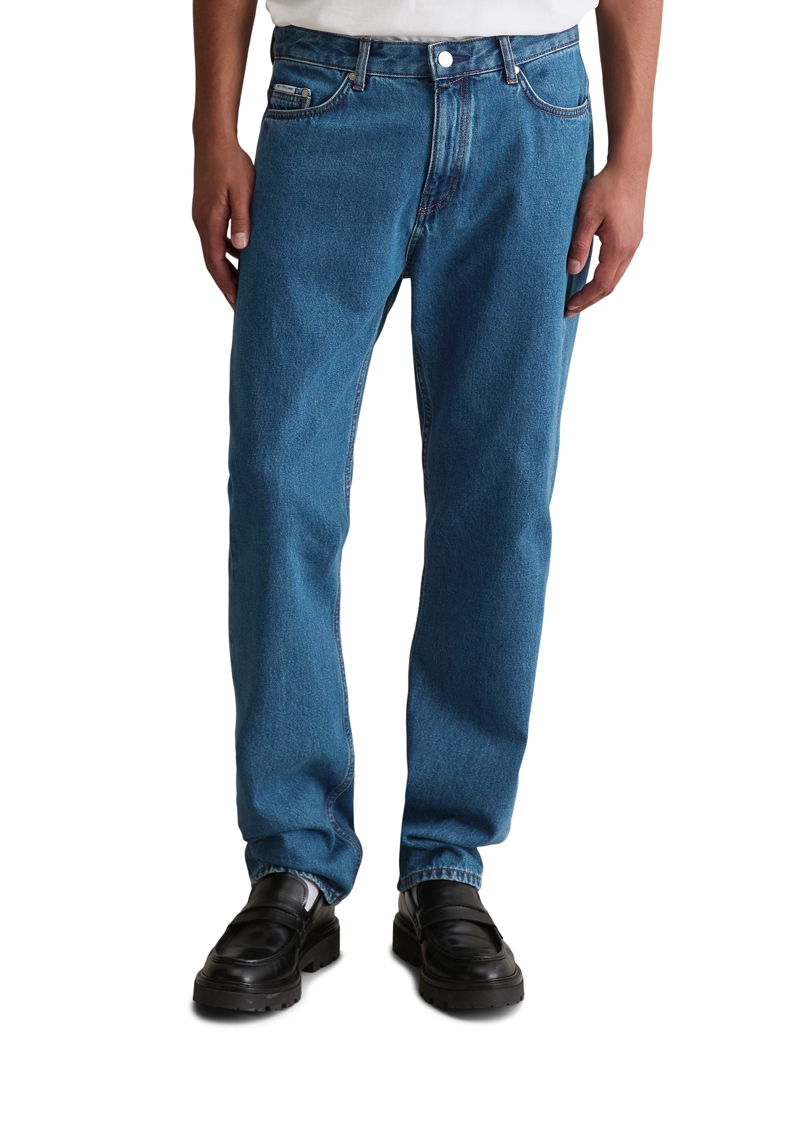 Image of Marc OPolo DENIM Straight-Jeans gerade Form, cleane Optik