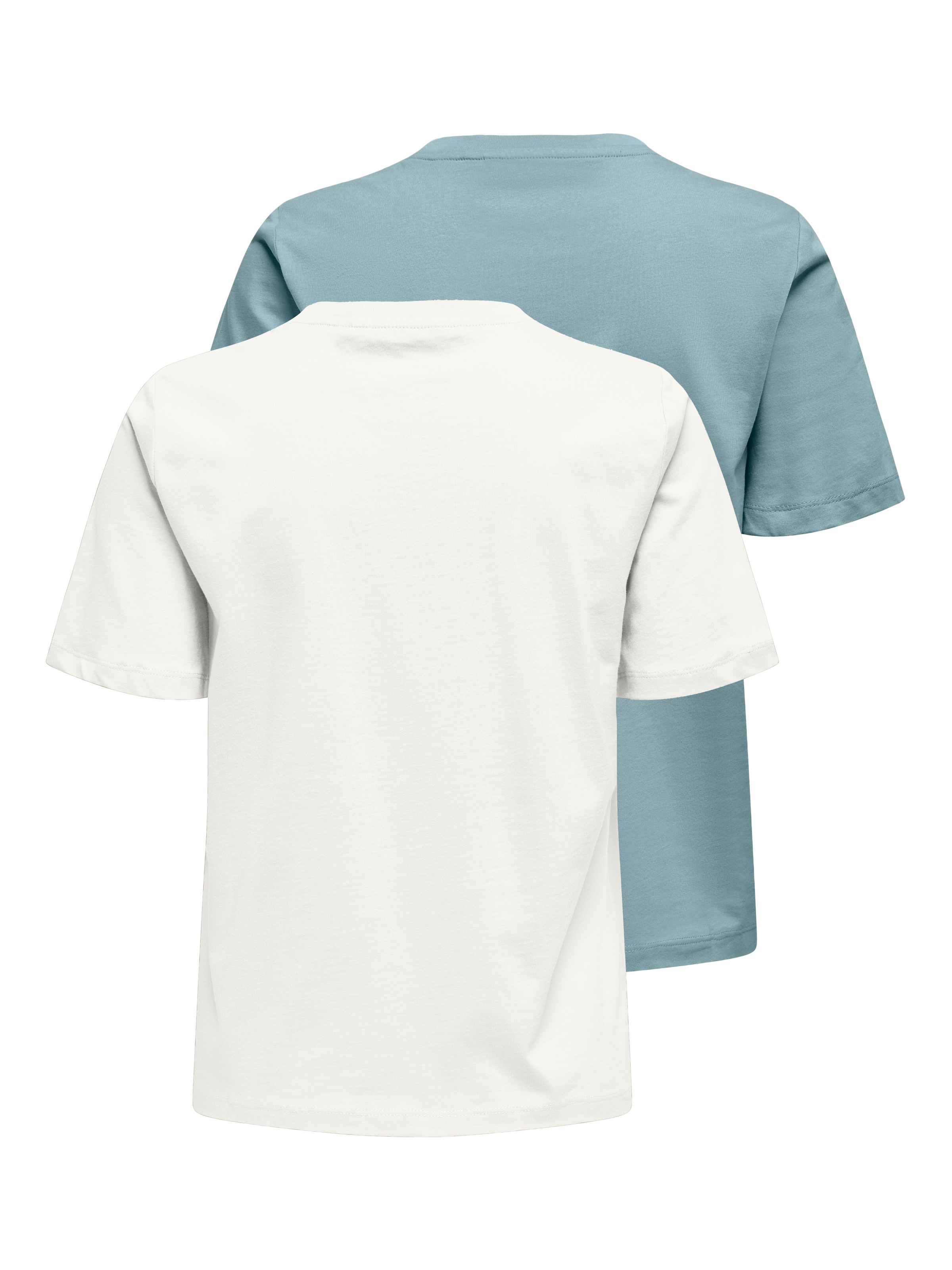 ONLY Kurzarmshirt »ONLONLY S/S TEE NOOS 2 PACK«, (Packung, 2 tlg.)