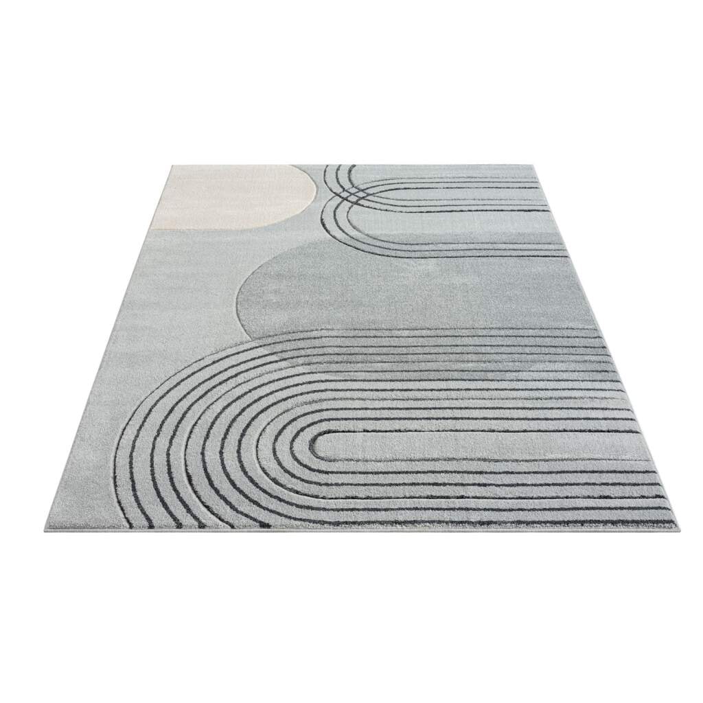 Carpet City Teppich »BONITO 7157«, rechteckig, Flachflor, Hochtief-Muster/ 3D-Effekt, Wohnzimmer