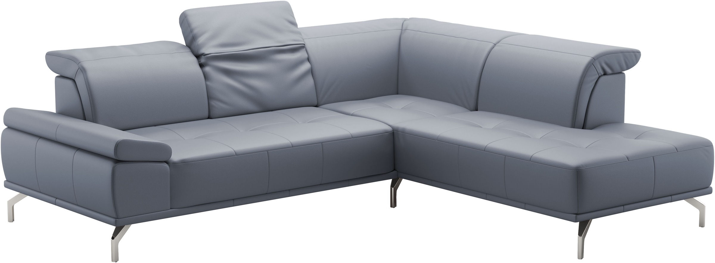 Places of Style Ecksofa »Caluna«, Inkl.Sitztiefenverstellung, wahlweise mit Kopf- und Armteilverstellung