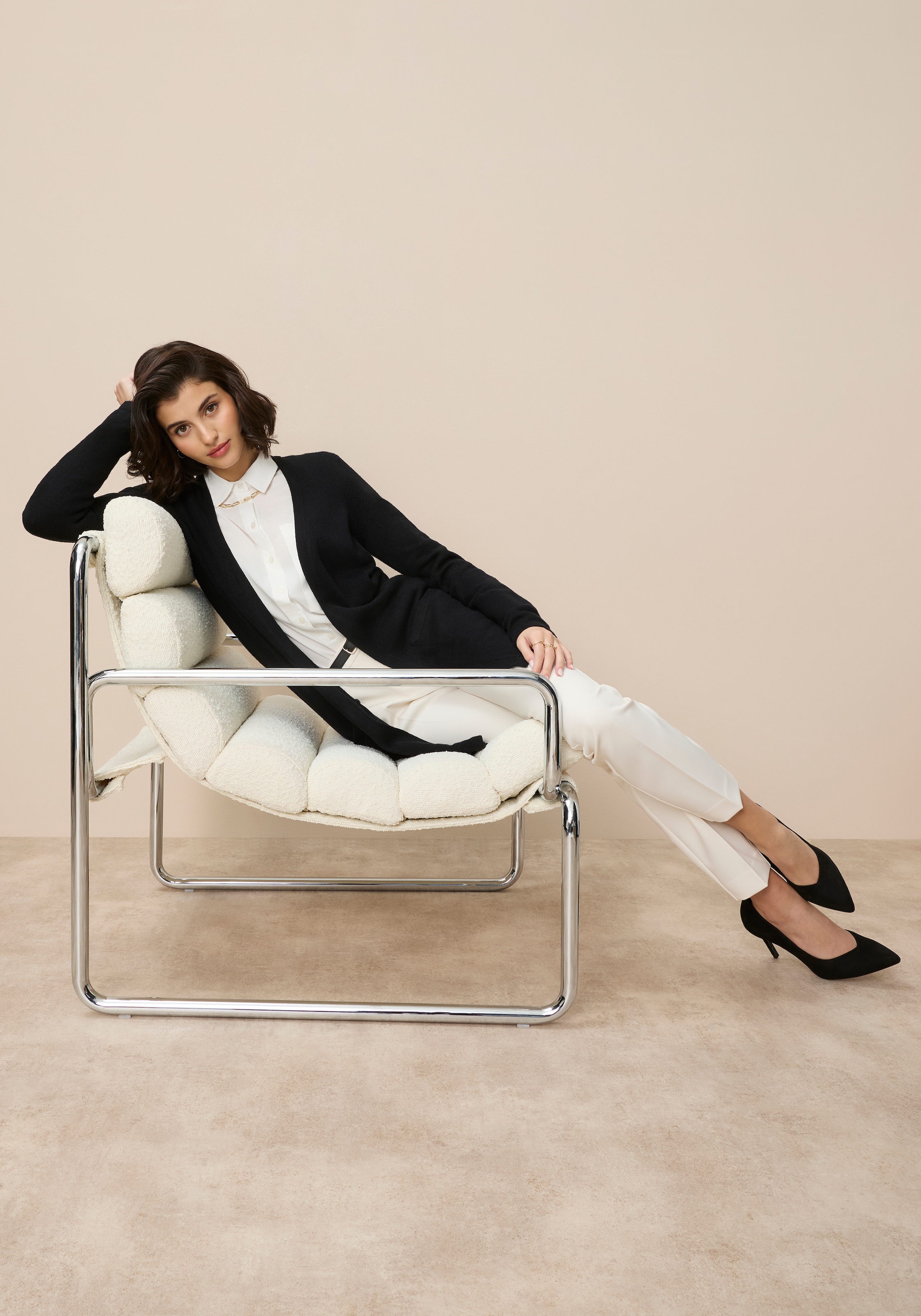 Tamaris Strickjacke mit Taschen, perfekt für laue Sommerabende