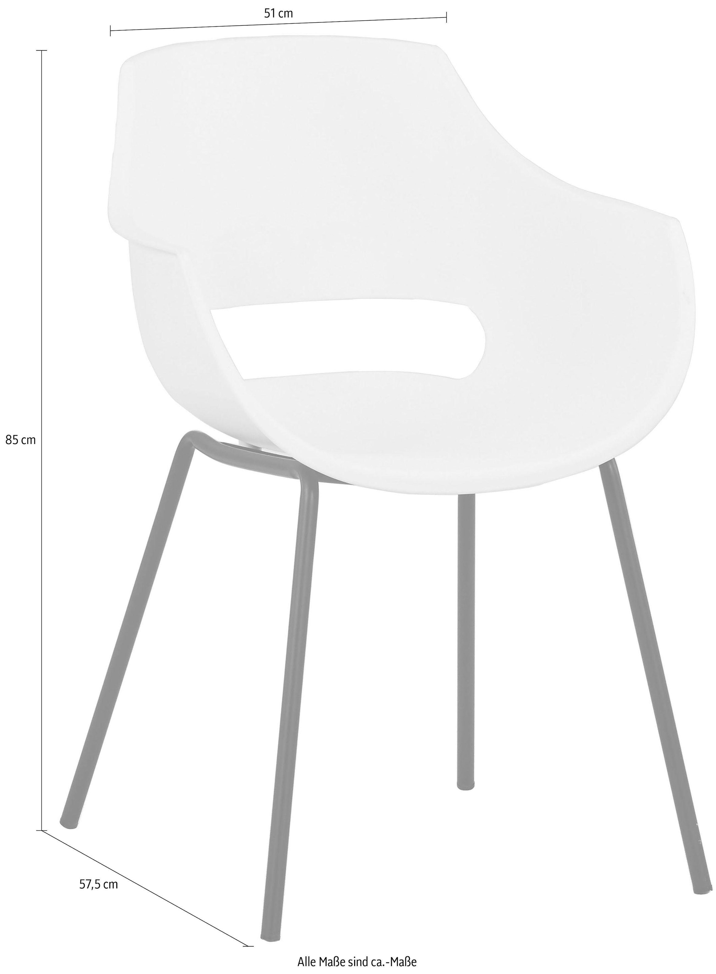 SIT Schalenstuhl »Set 2 St – Modernes 2er‑Set zstühle mit ergonomischer Form« (Set) 2 Stk.