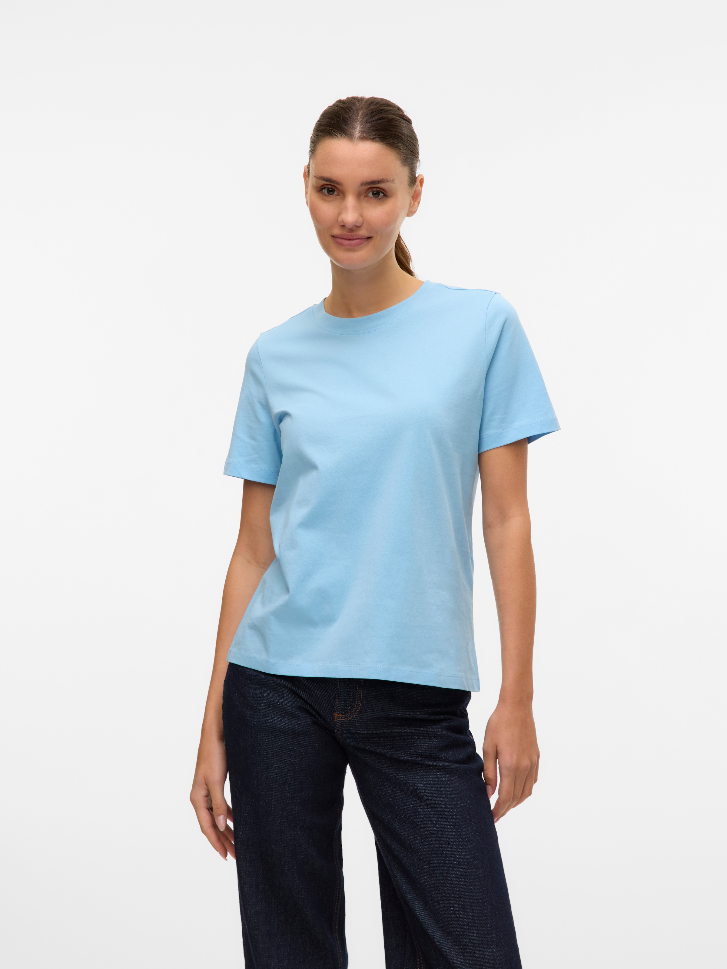 Vero Moda Kurzarmshirt »VMPAULINA SS T-SHIRT GA JRS NOOS«